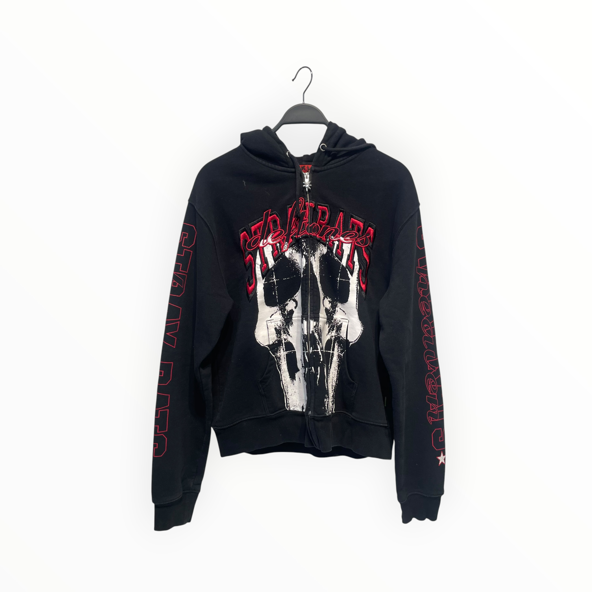 Heaven By Marc Jacobs/STRAY RATS/Hoodie/L/Graphic/Cotton/BLK/DEFTONES GOD HELP ME view 1