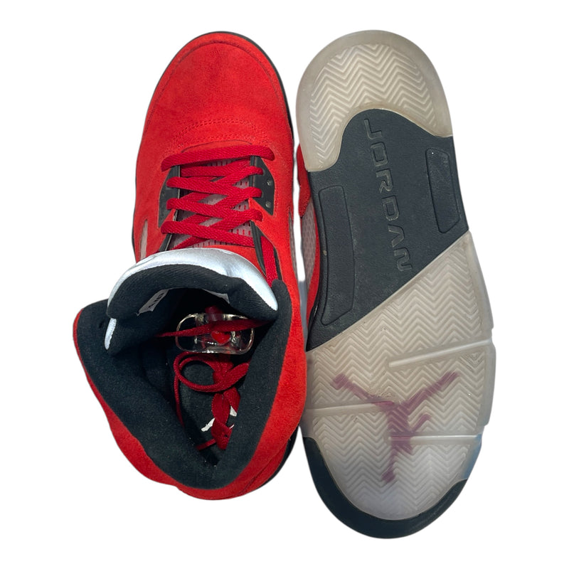 NIKE/Hi-Sneakers/US 11/Suede/RED/Jordan 5 Retro Raging Bull