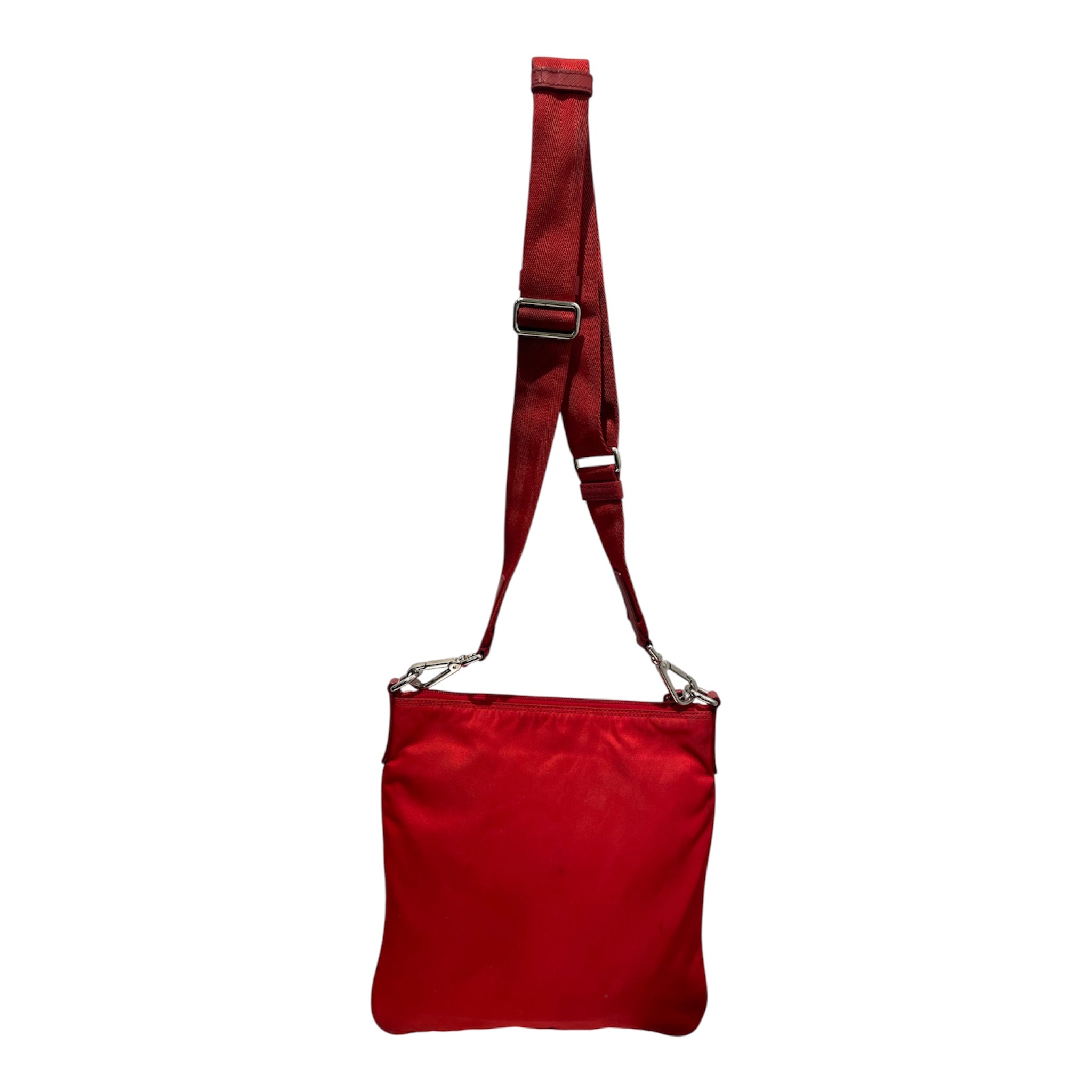 PRADA/Bag/Nylon/RED/NYLON SIDE BAG view 2