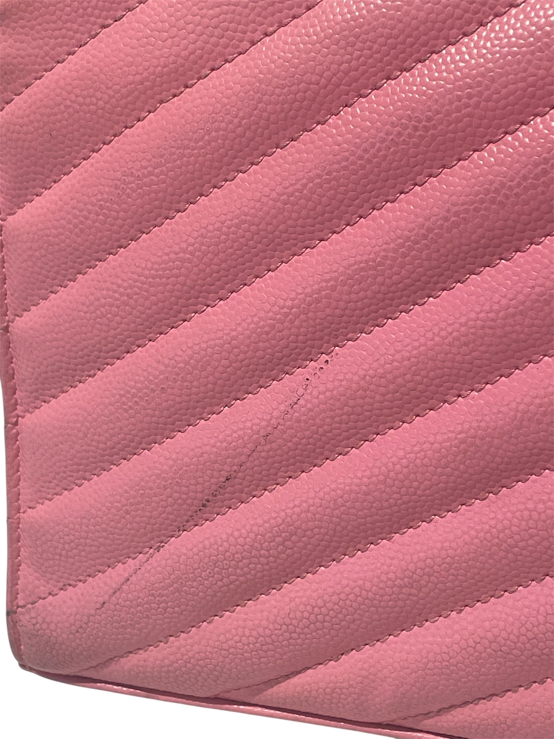 SAINT LAURENT/Cross Body Bag/Leather/PNK/ENVELOPE BAG view 8