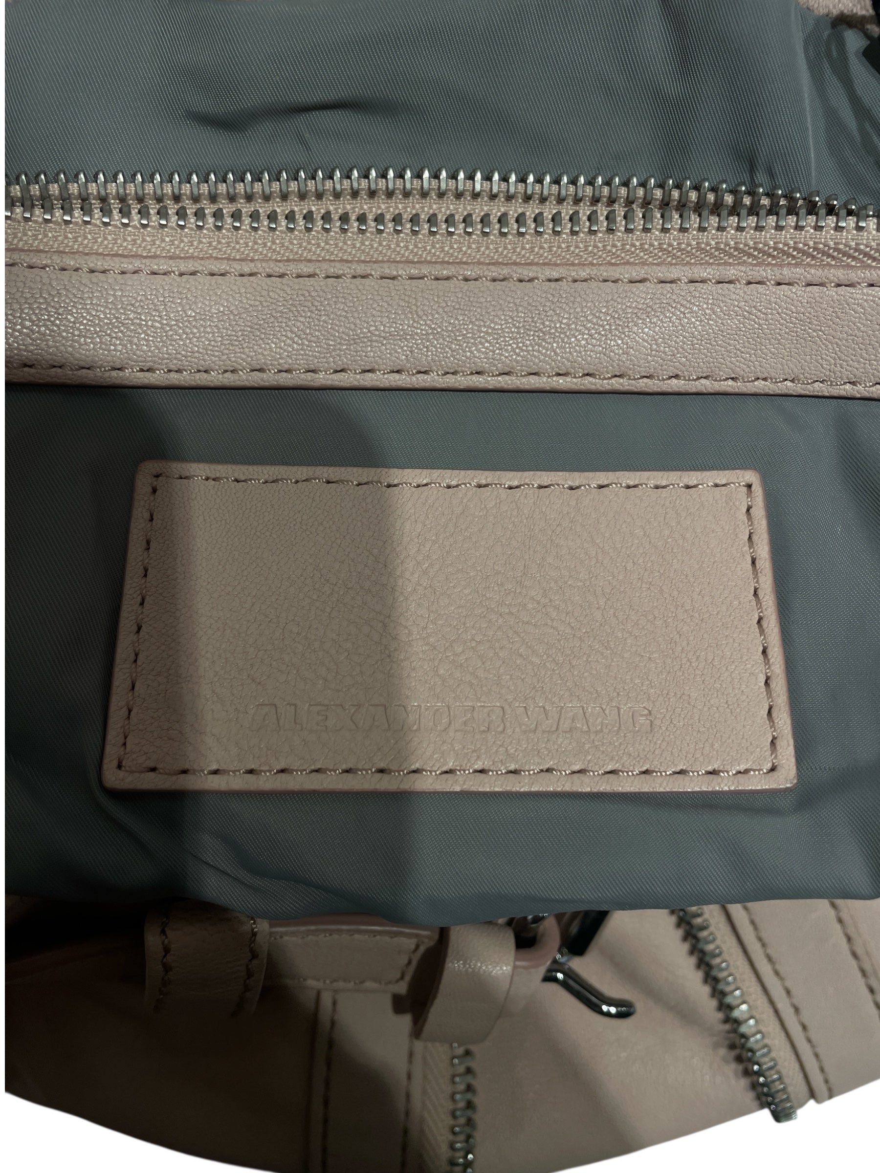 Alexander Wang/Backpack/Leather/PNK/zipper backpack view 4