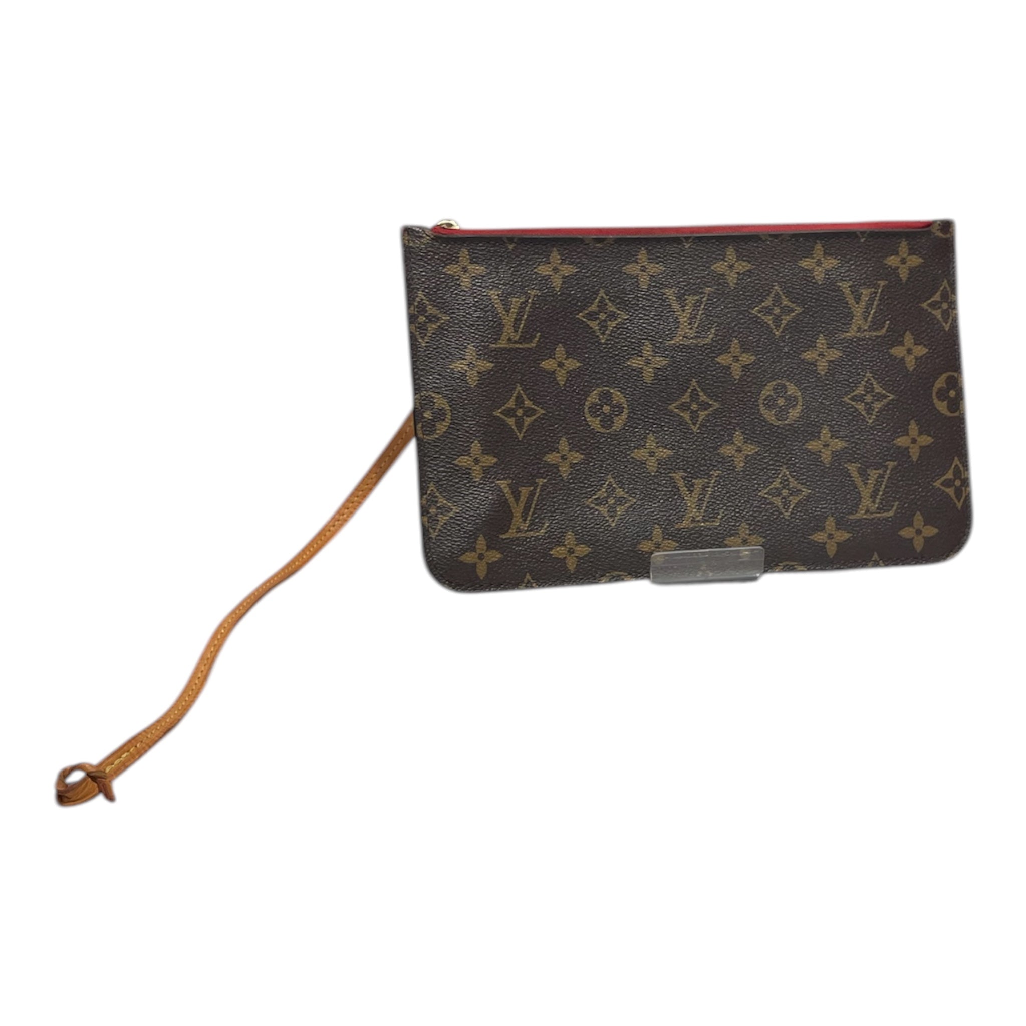 LOUIS VUITTON/Pouch/Leather/BRW/Neverfull Pochette view 1