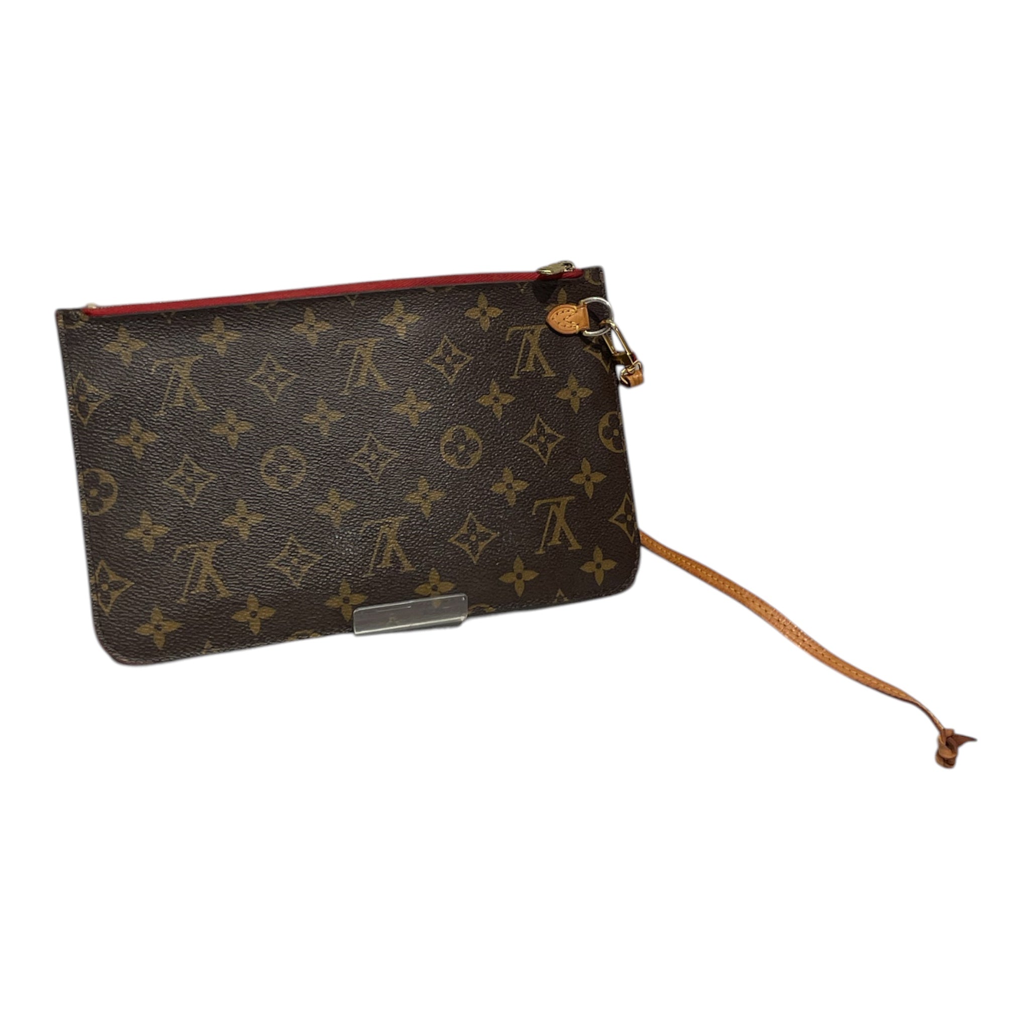 LOUIS VUITTON/Pouch/Leather/BRW/Neverfull Pochette view 2