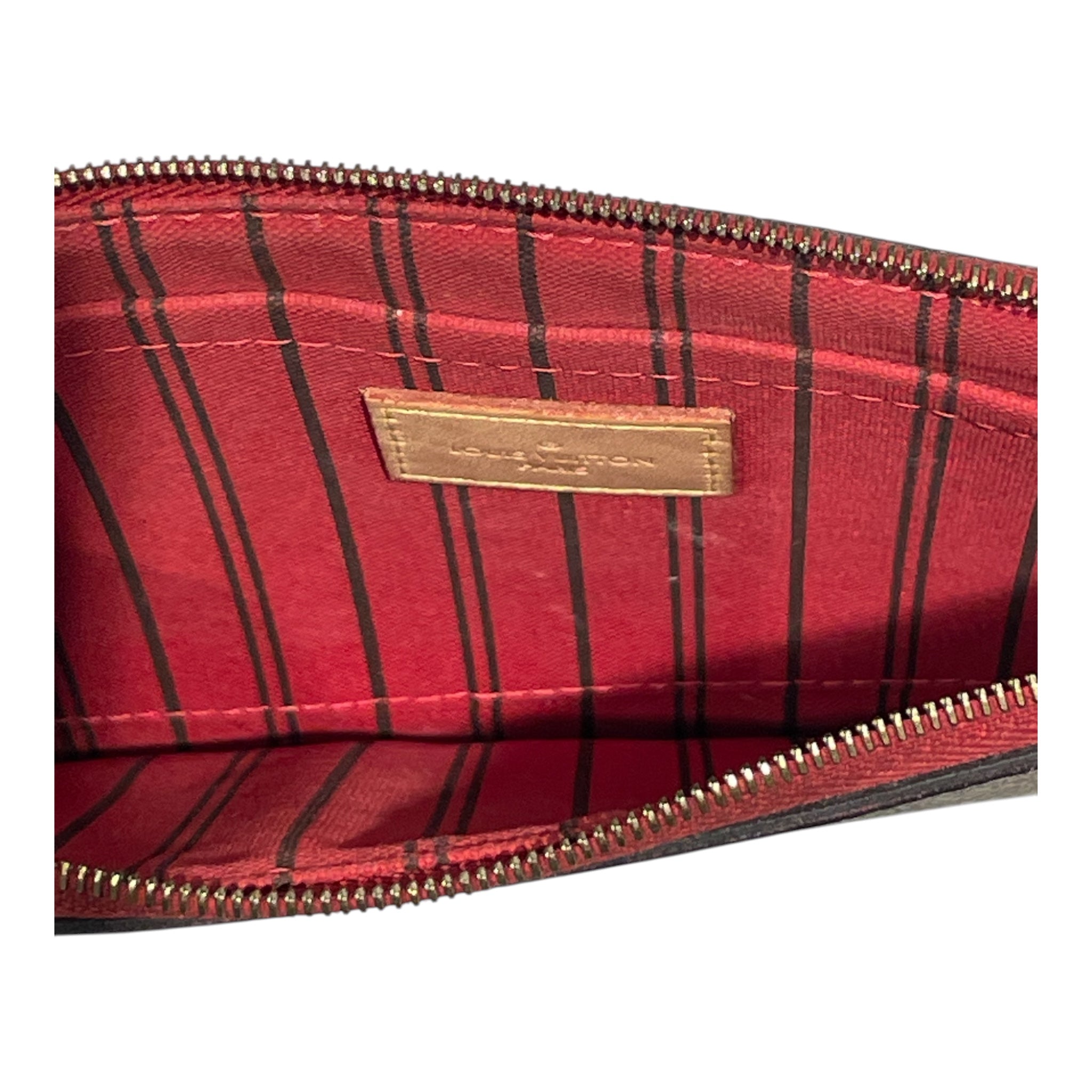 LOUIS VUITTON/Pouch/Leather/BRW/Neverfull Pochette view 4