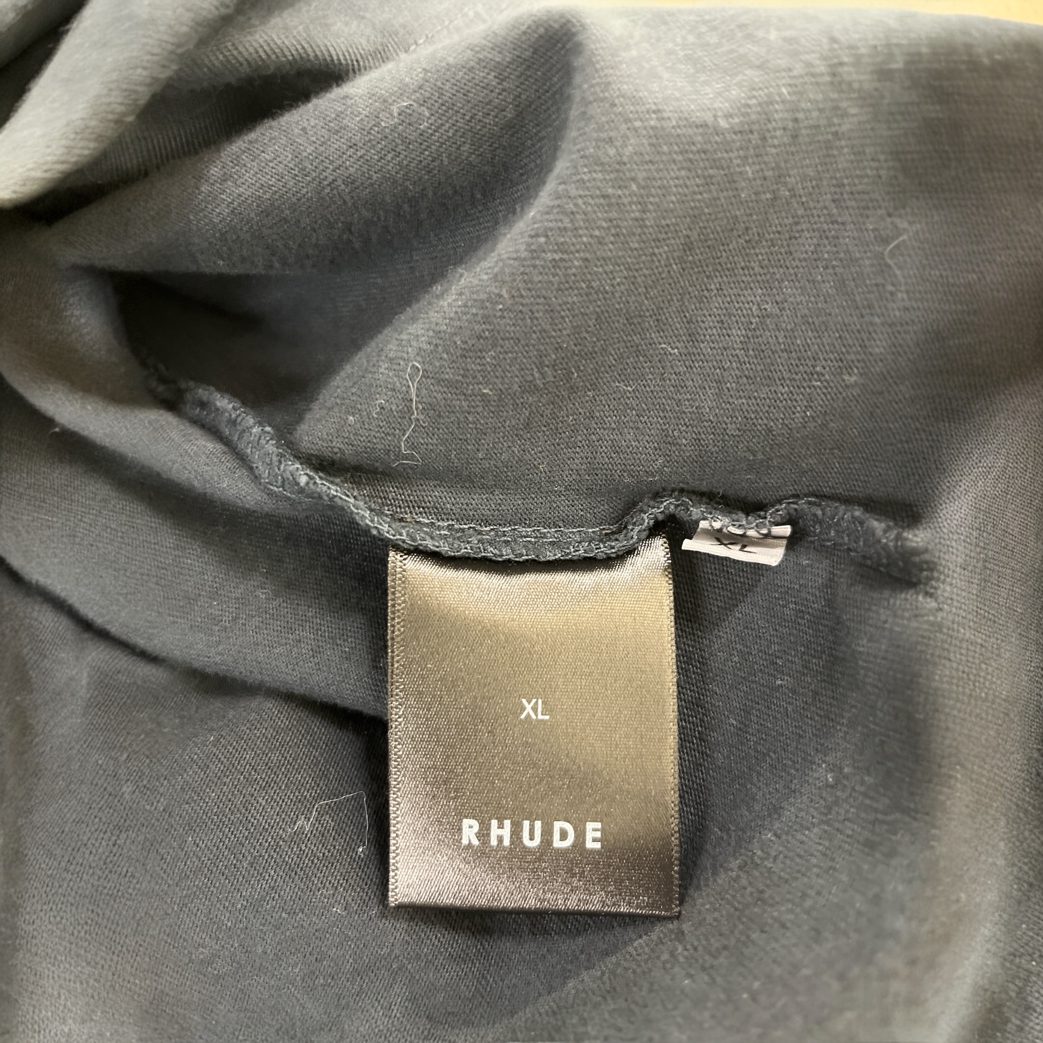 RHUDE/T-Shirt/XL/Cotton/BLK/Graphic/eagle tee view 3