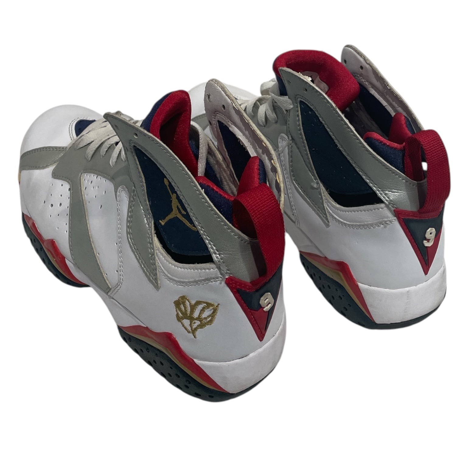 JORDAN BRAND/Hi-Sneakers/US 8.5/Leather/WHT/7 Retro "Love of the Game" view 2