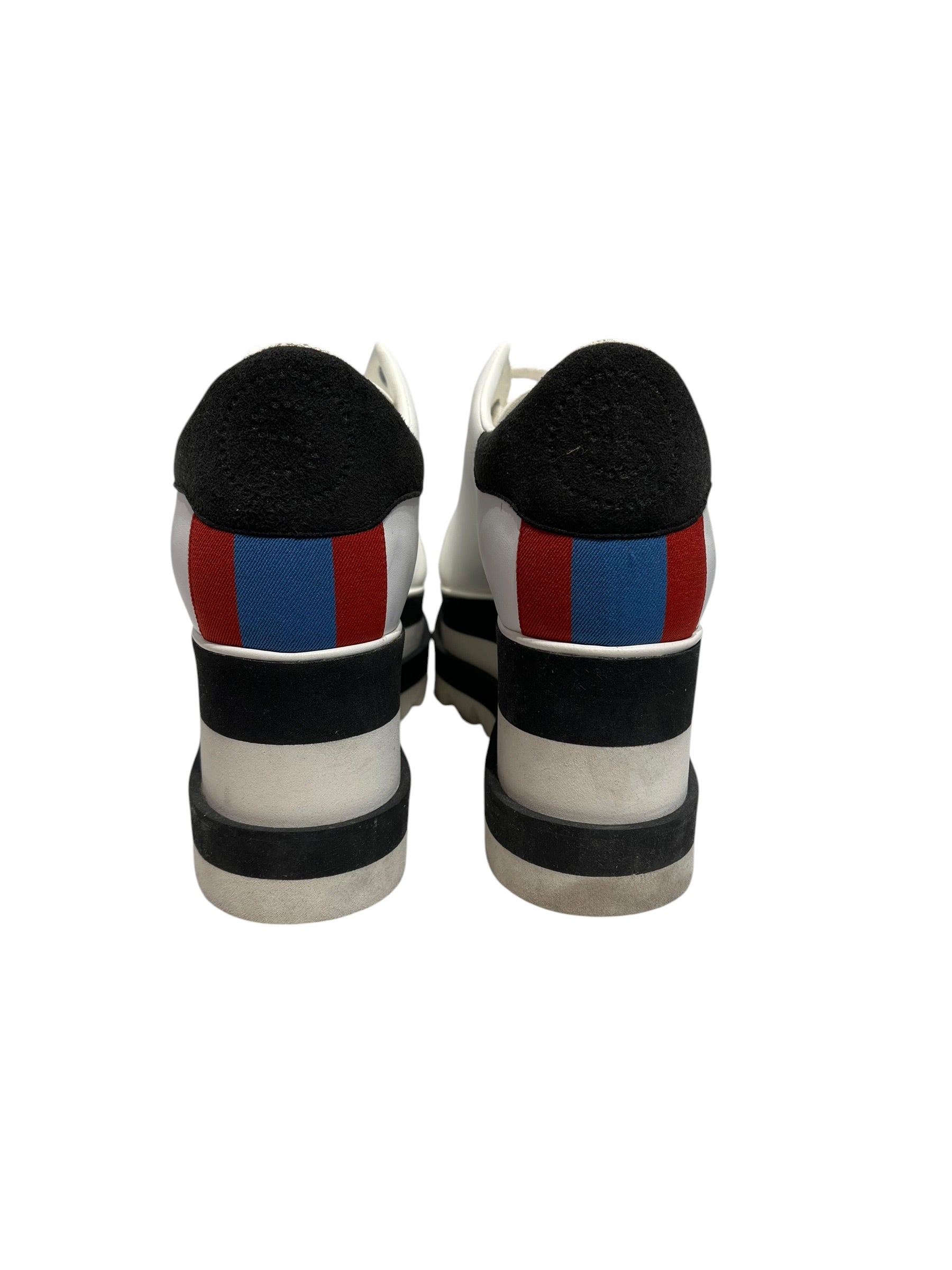 STELLAMcCARTNEY/Low-Sneakers/US 6.5/Leather/WHT/platform sneaker view 3