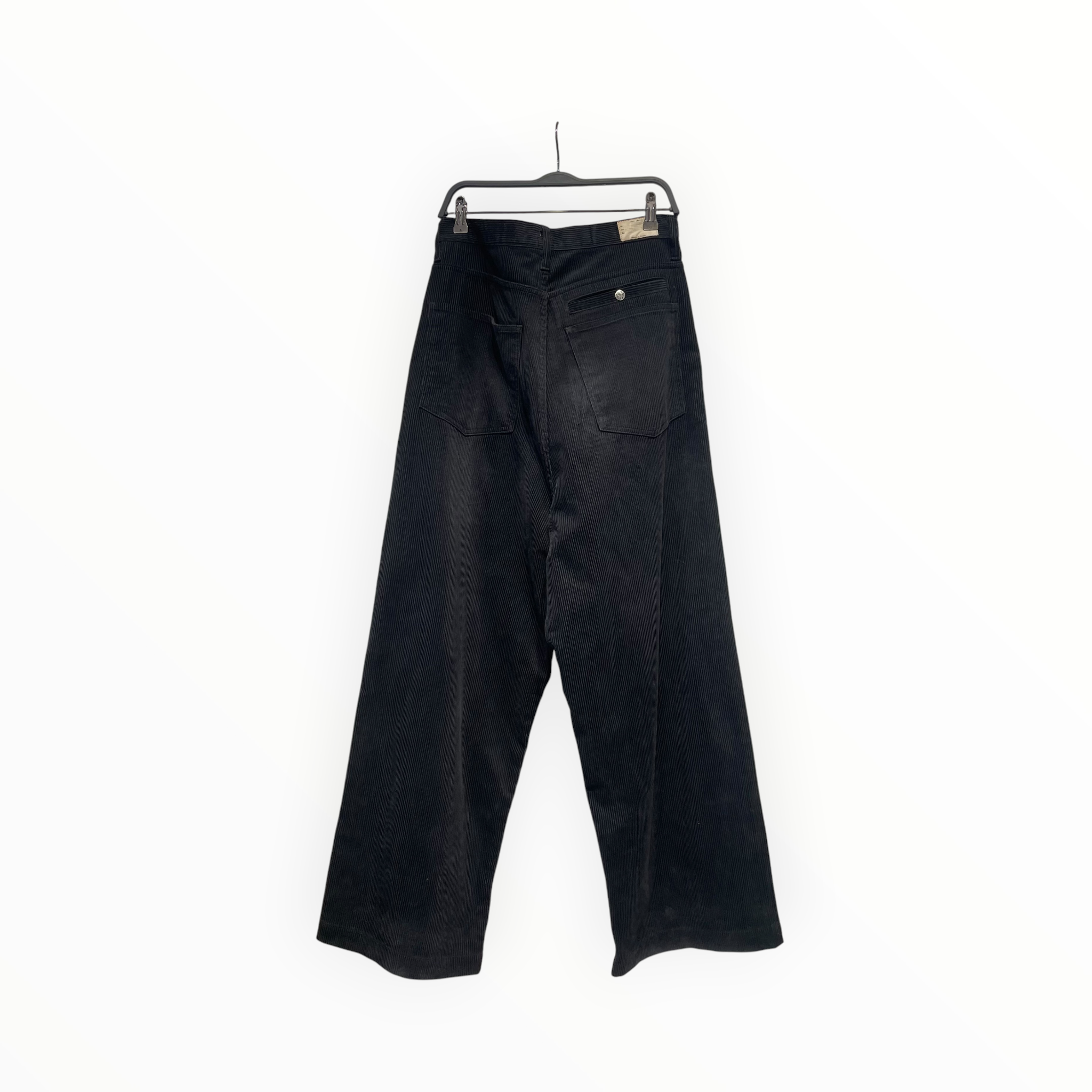 KAPITAL/Straight Pants/4/Cotton/BLK/LARGE ZIPPER CORDS view 2