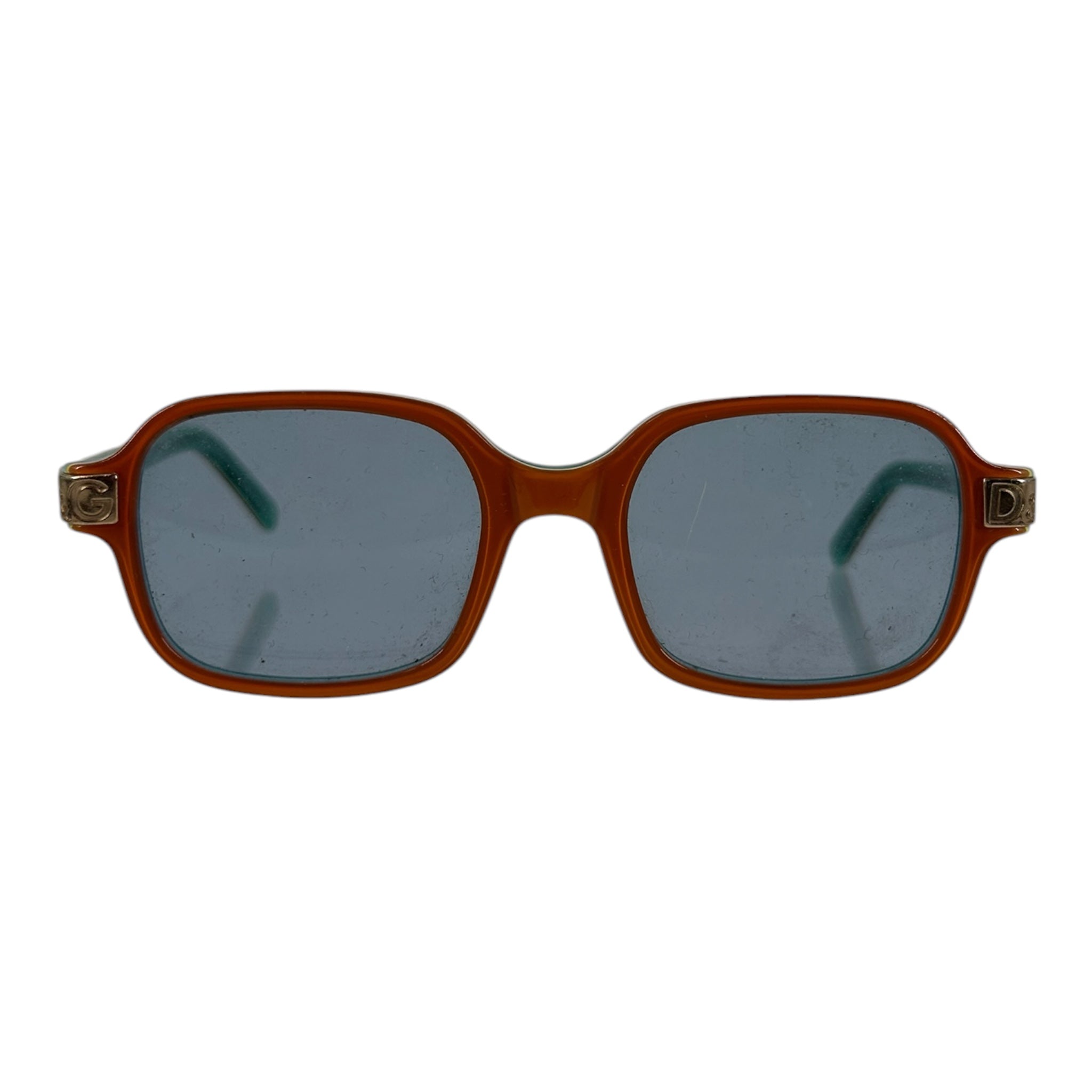 DOLCE&GABBANA/Glasses/Plastic/BLU/D&G BLUE AND ORANGE GLASSES view 1