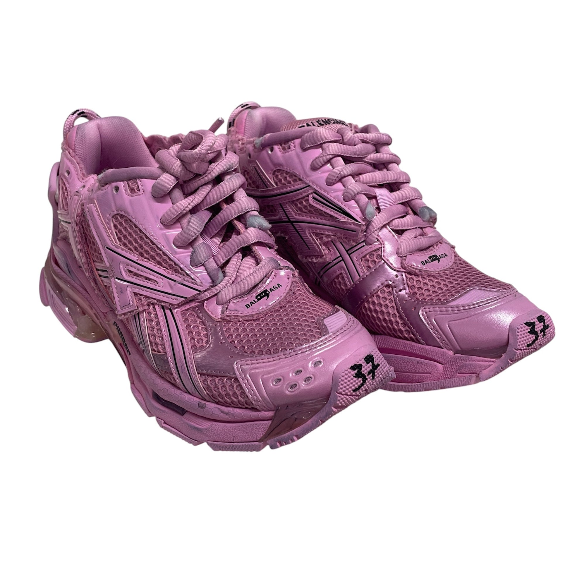 BALENCIAGA/Low-Sneakers/US 7/PNK/RUNNER/ view 1