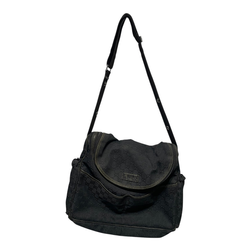 GUCCI/Bag/Monogram/Cotton/BLK/Messenger