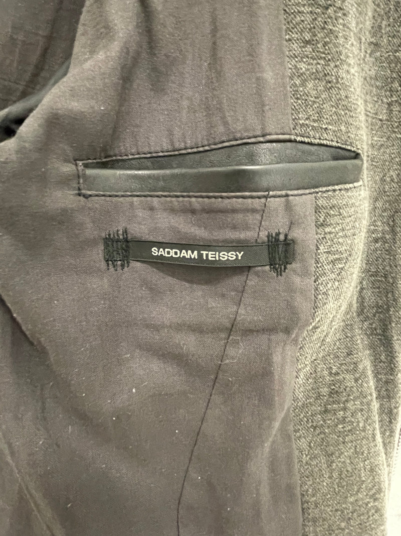 SADDAM TEISSY Leather JKT/S/Leather/BLK//Plain/