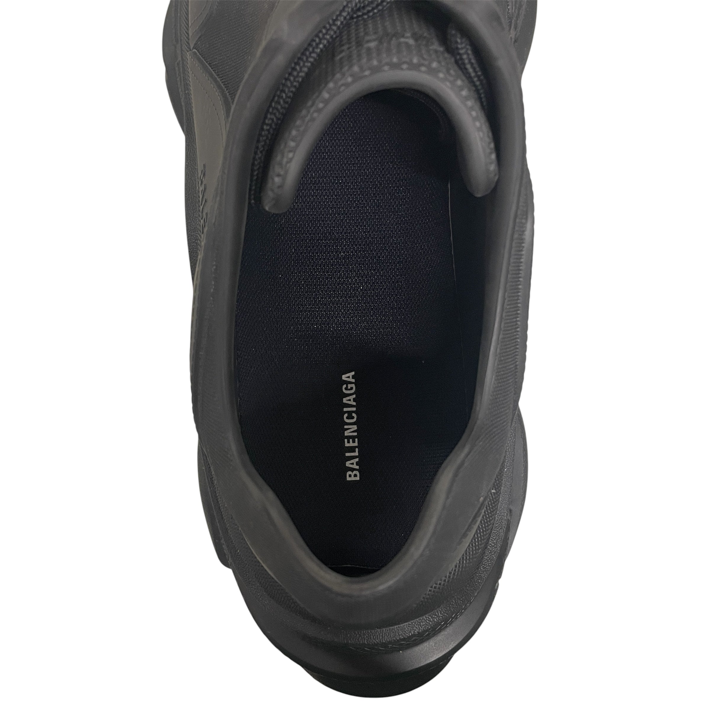 BALENCIAGA/Low-Sneakers/US 12/BLK/all blk view 3