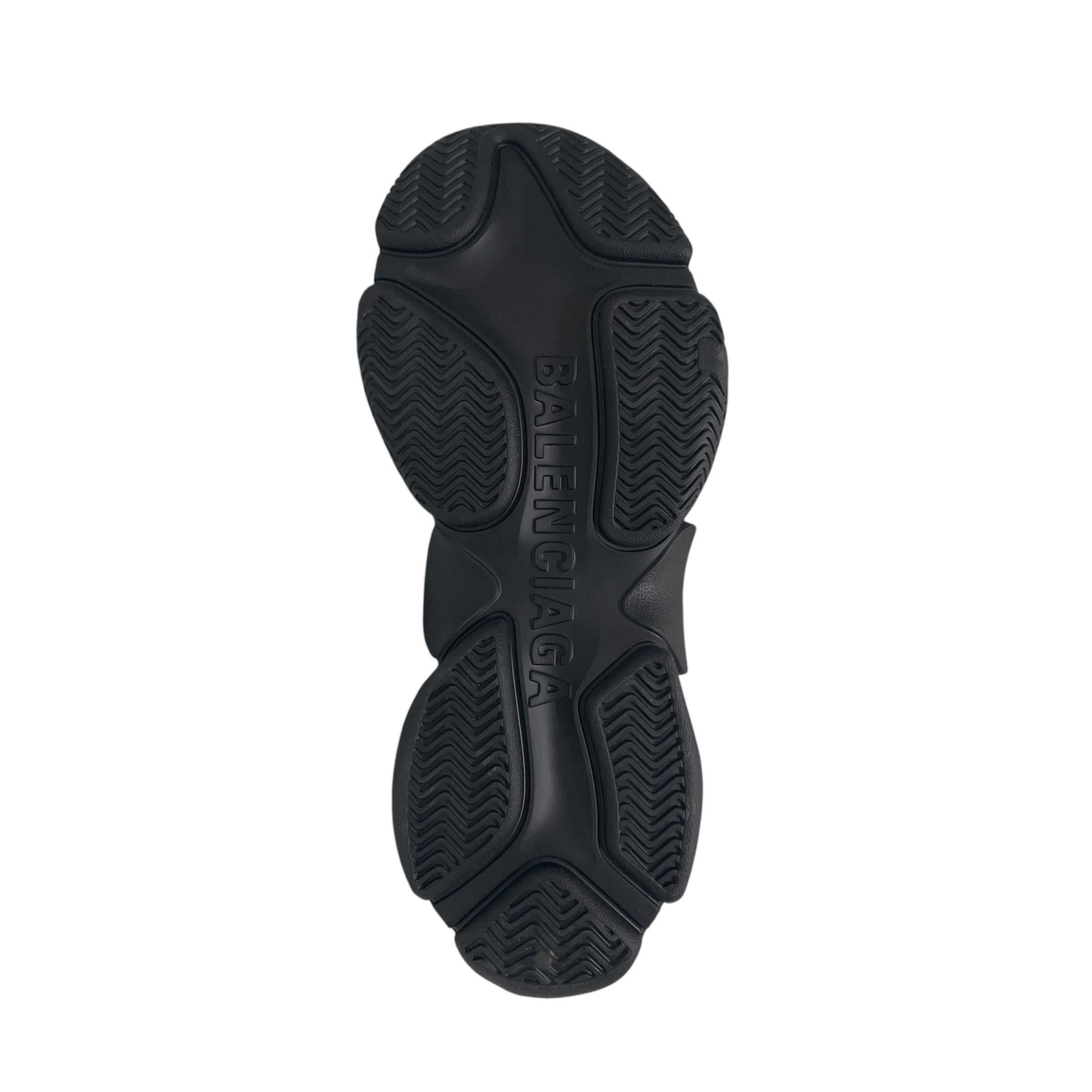 BALENCIAGA/Low-Sneakers/US 12/BLK/all blk view 4