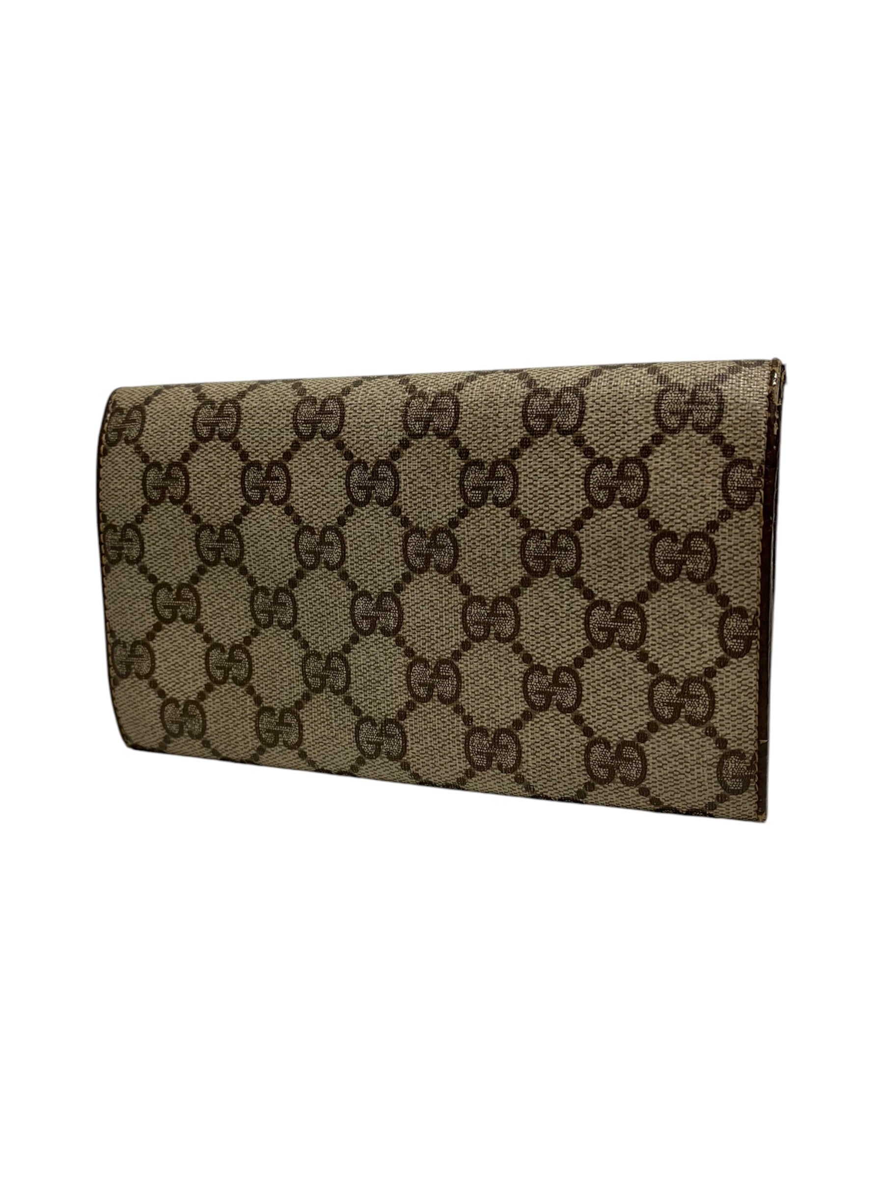 GUCCI/Trifold Wallet/L's/Supreme Trifold Vintage view 2