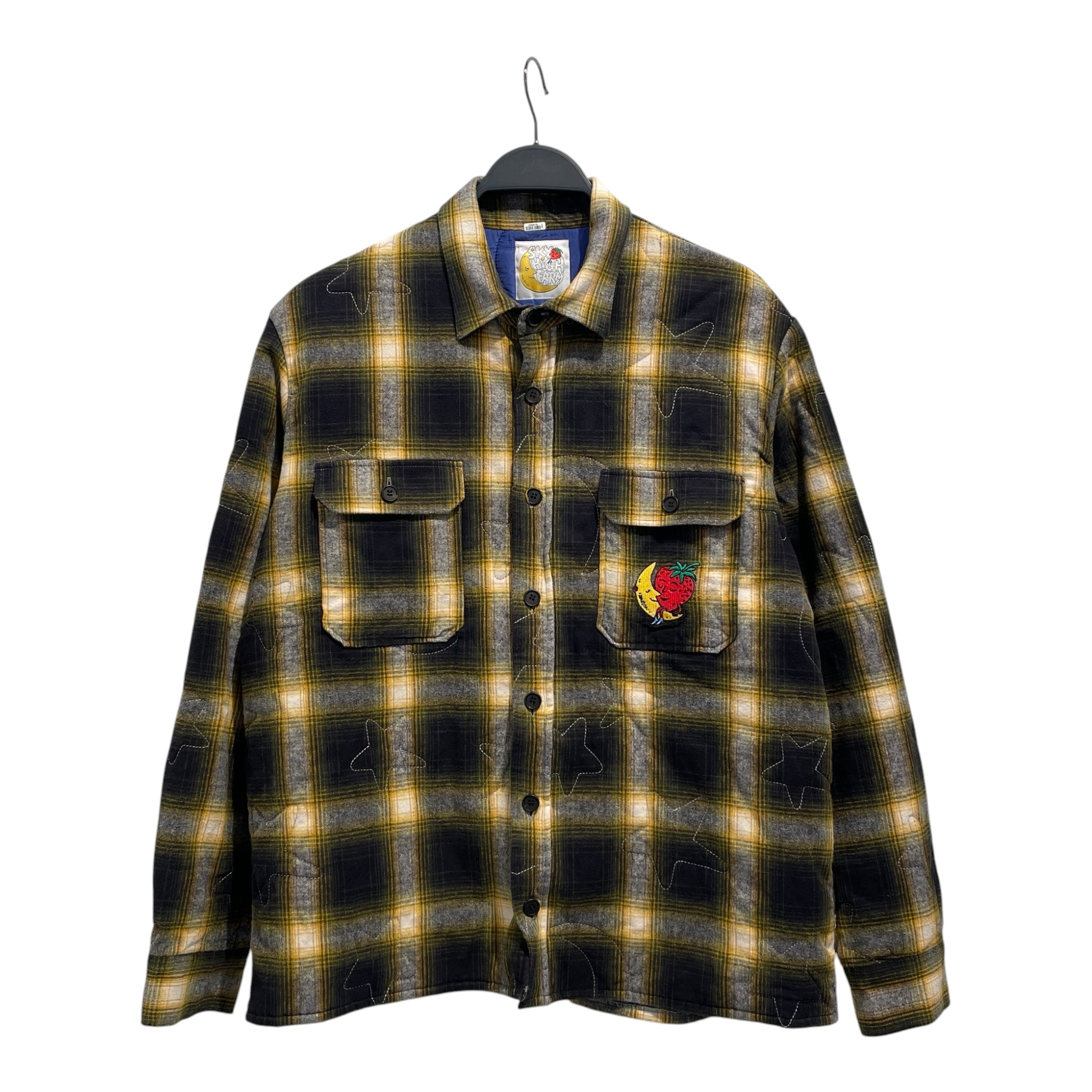 Sky High Farm Workwear/Jacket/L/Nylon/YLW/Plaid/WOVEN FLANNEL view 1