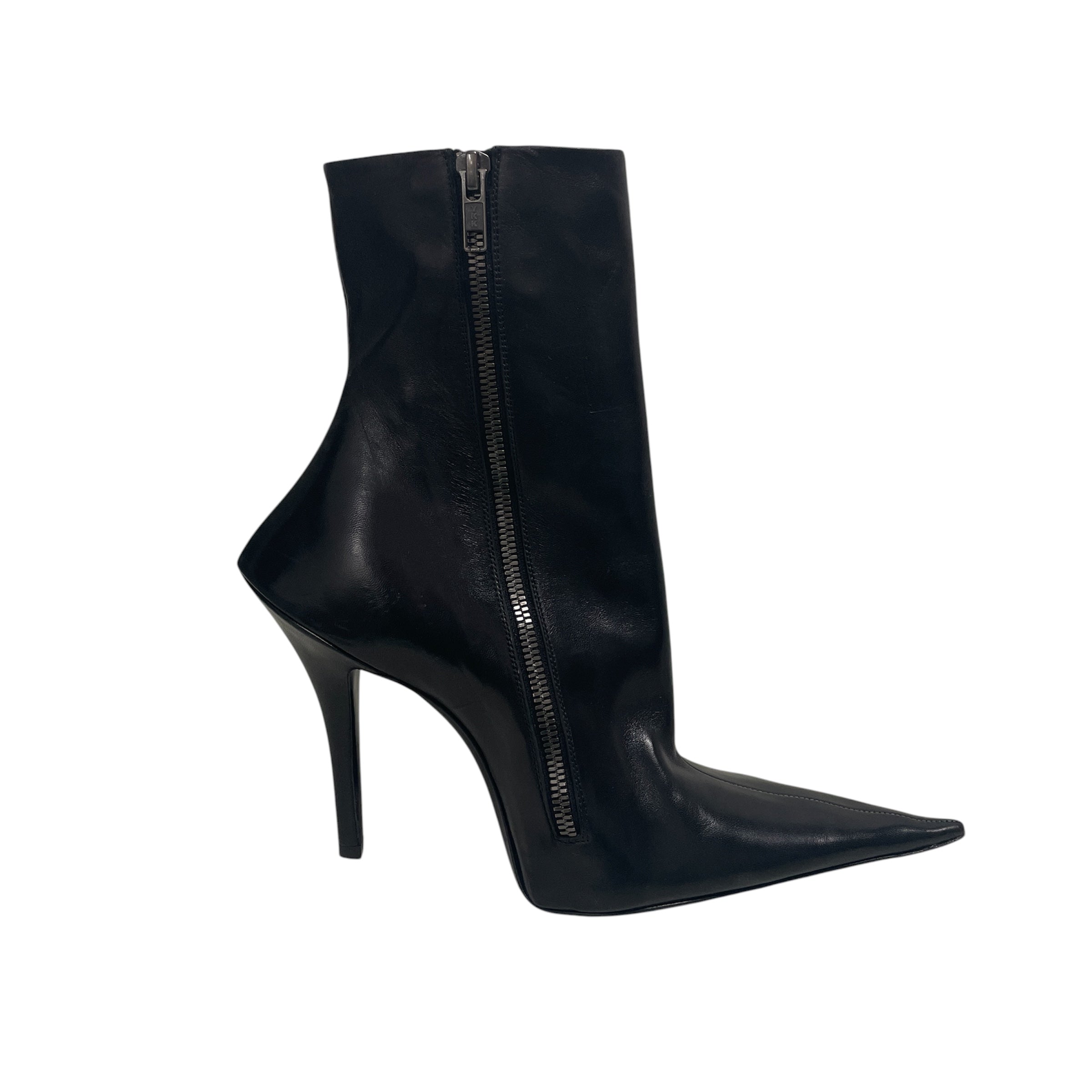 BALENCIAGA/Heels/EU 35/Leather/BLK/WITCH ANKLE BOOT/ HEEL view 3
