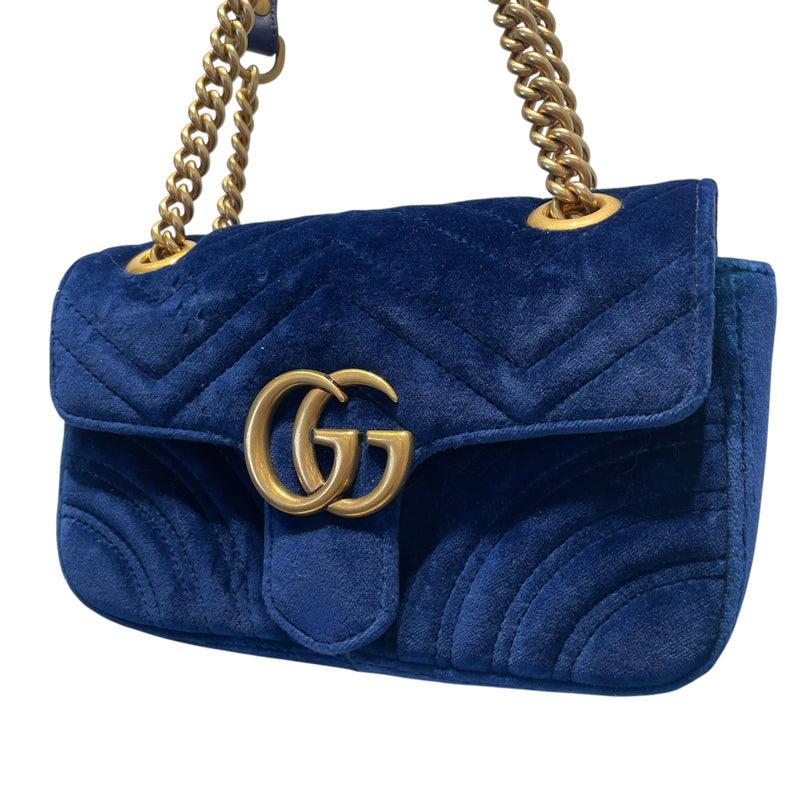 GUCCI/Hand Bag/Wool/BLU/446744213048