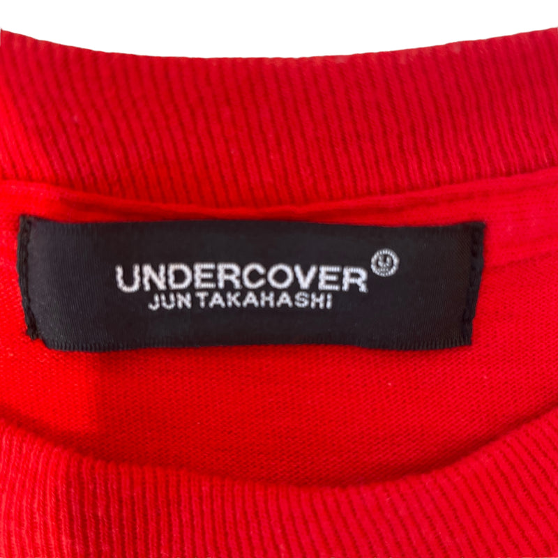 UNDERCOVER/LS T-Shirt/RED/Cotton