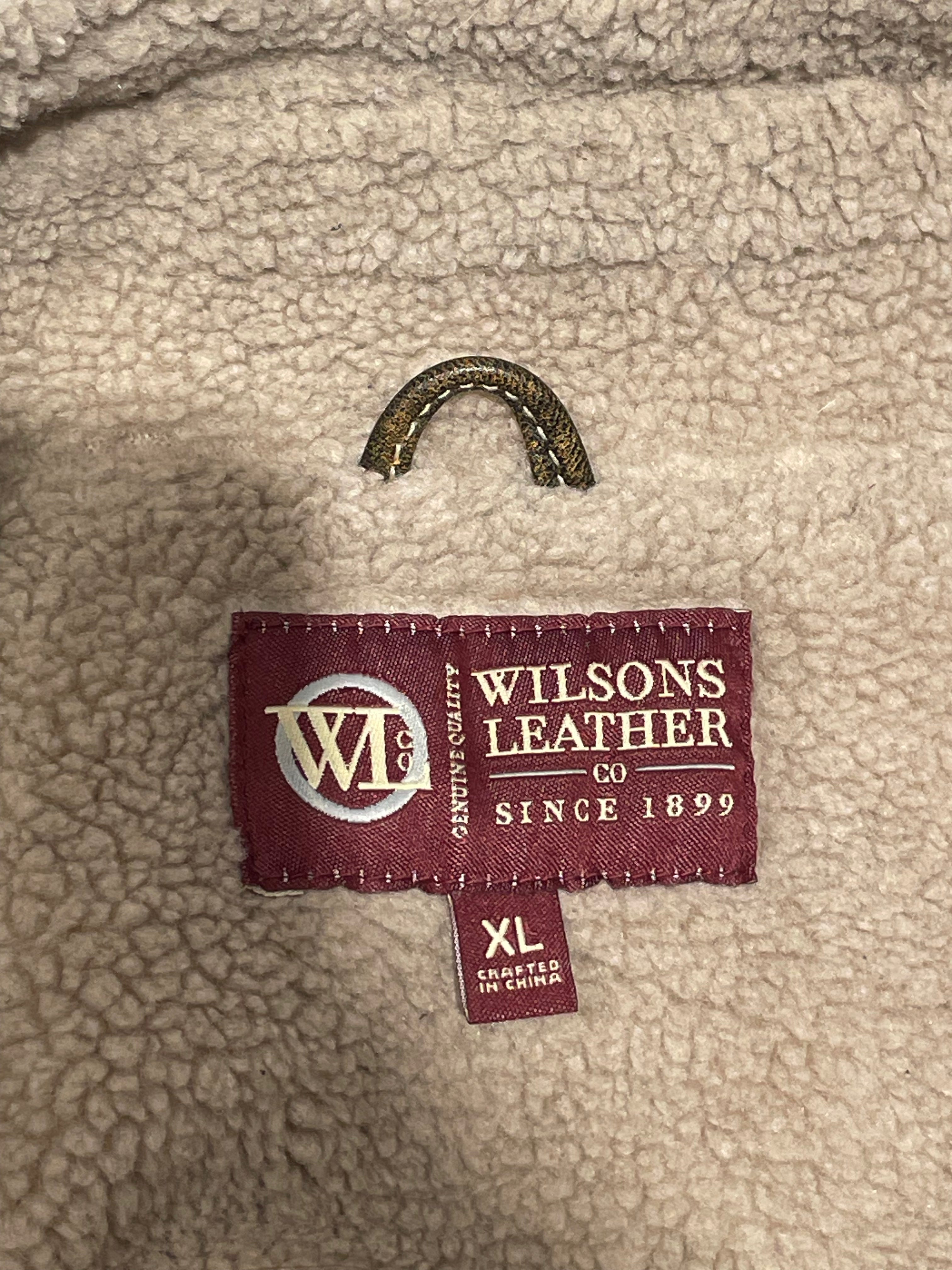 Wilsons Leather/Coat/XL/Leather/BRW/WL Biker Jacket RN 69426 view 3