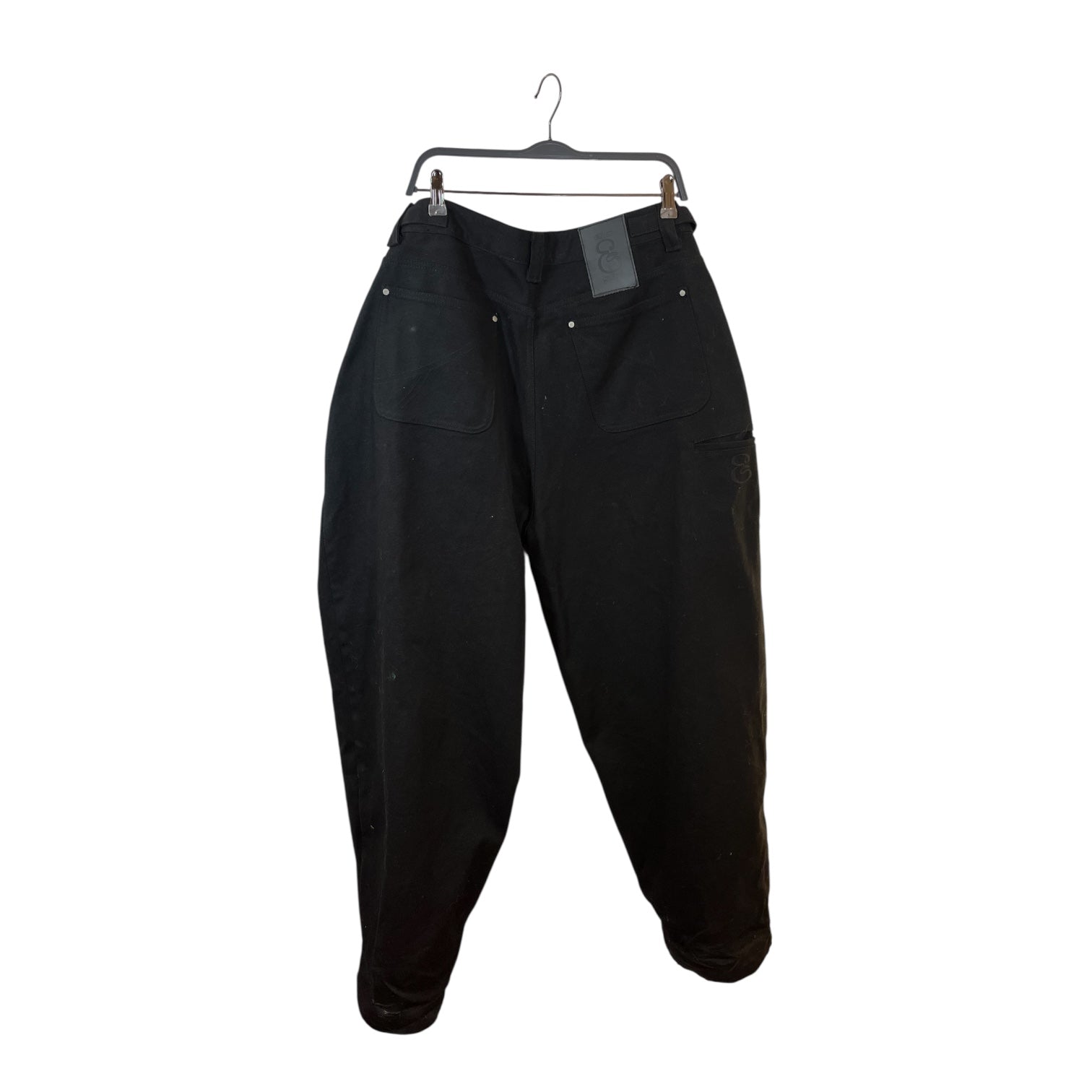 etelier gallery/Pants/36/Cotton/BLK/adjustable waist view 2