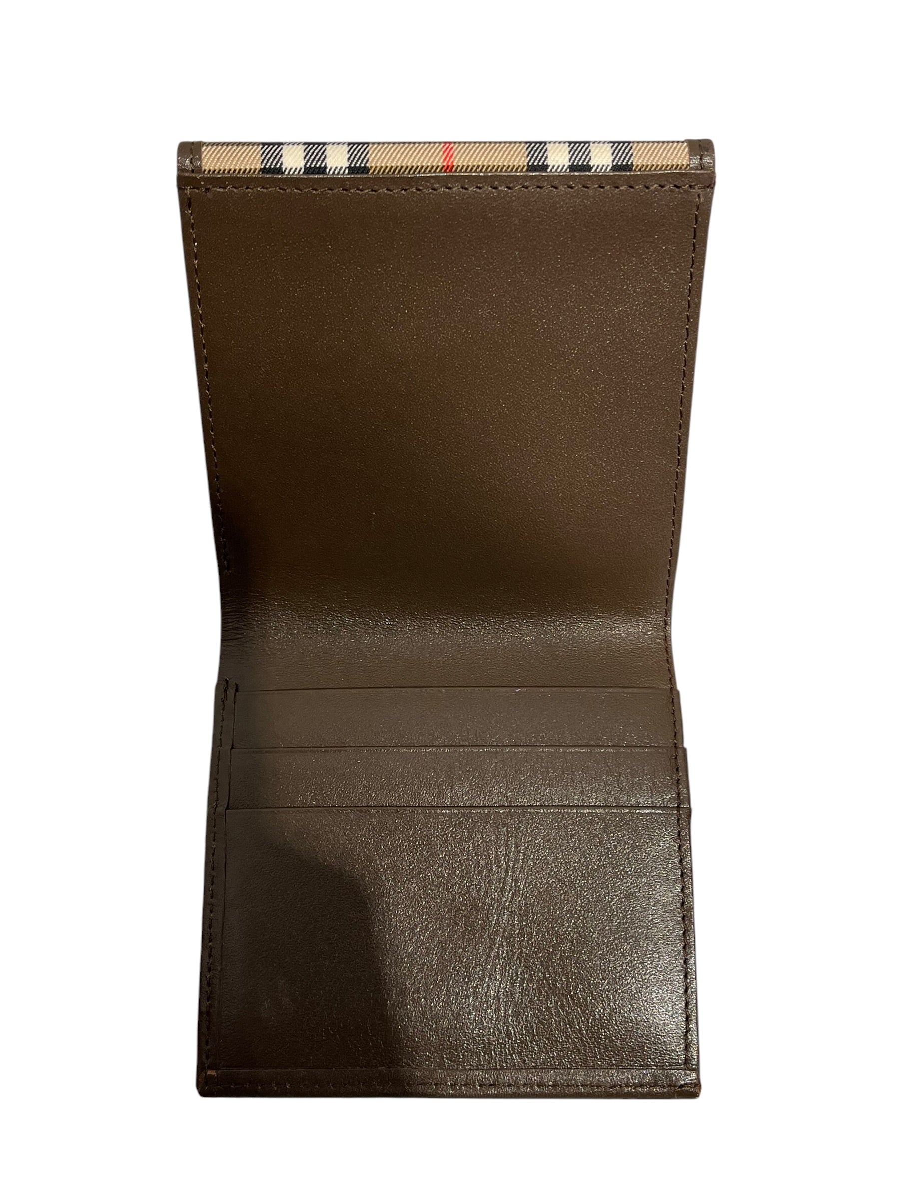 BURBERRYS/Bifold Wallet/Stripe/Leather/CML/L's/Nova Check Wallet view 3