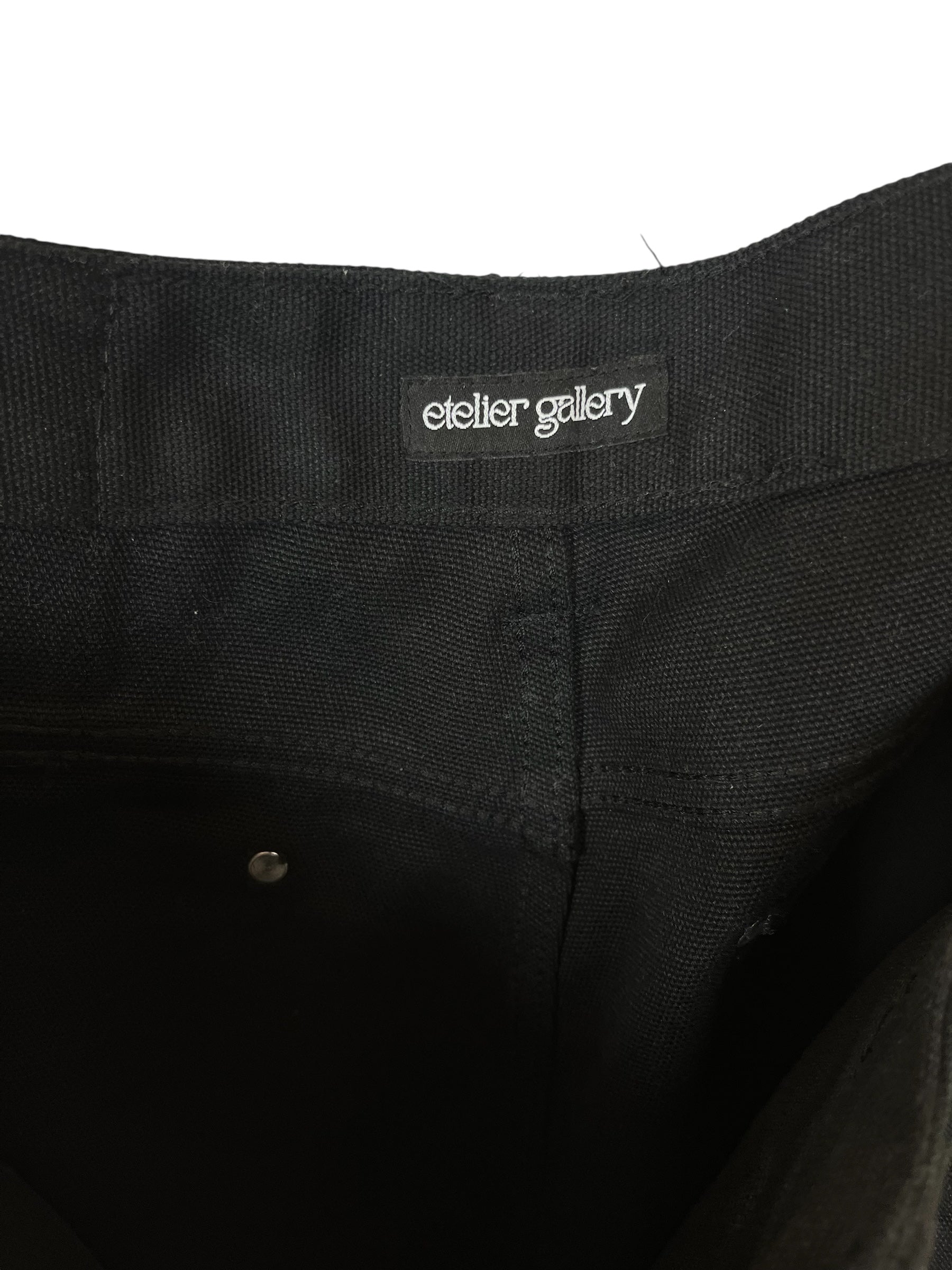 etelier gallery/Pants/36/Cotton/BLK/adjustable waist view 3
