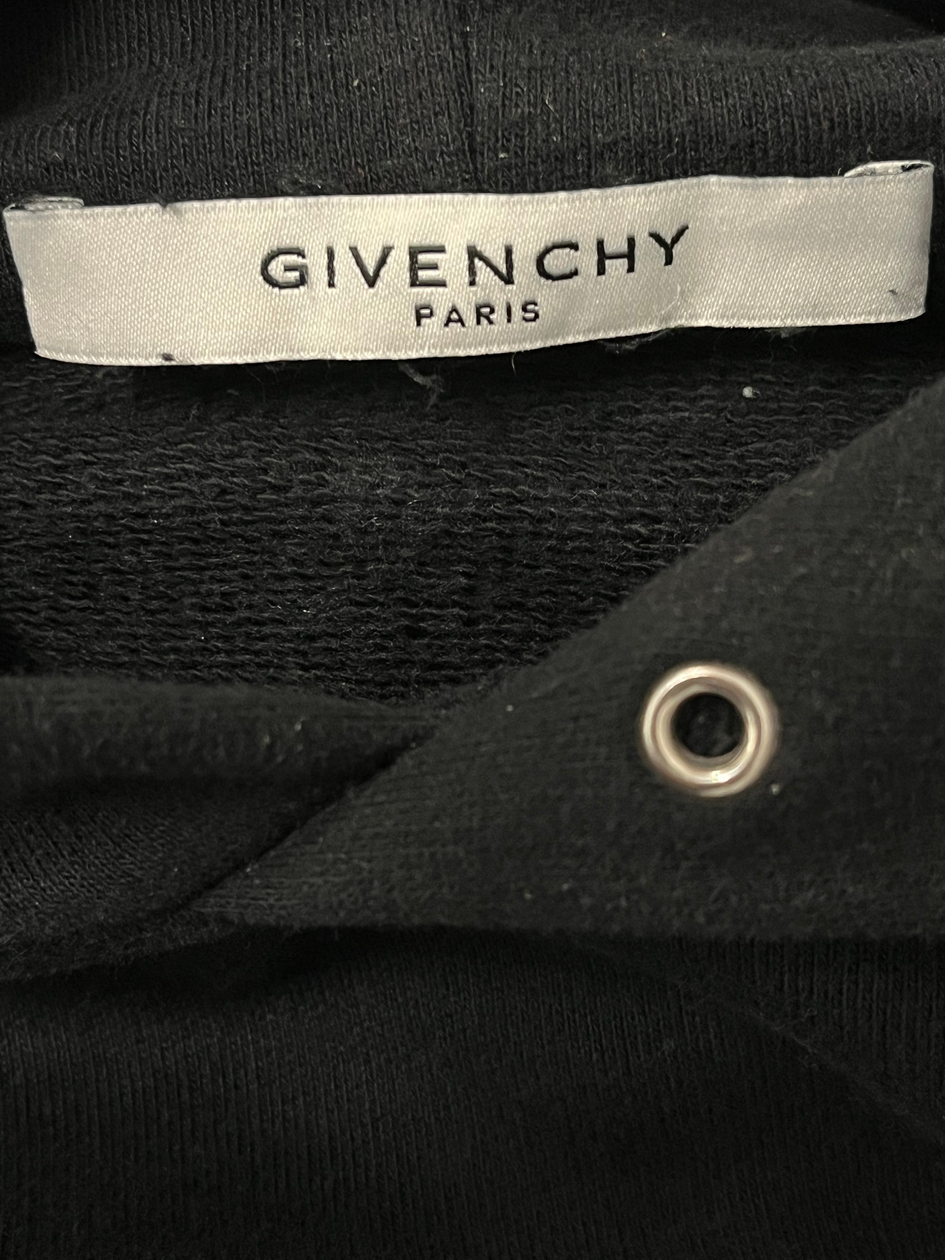 GIVENCHY/Hoodie/XS/Cotton/BLK/DISTRESSED LOGO view 4