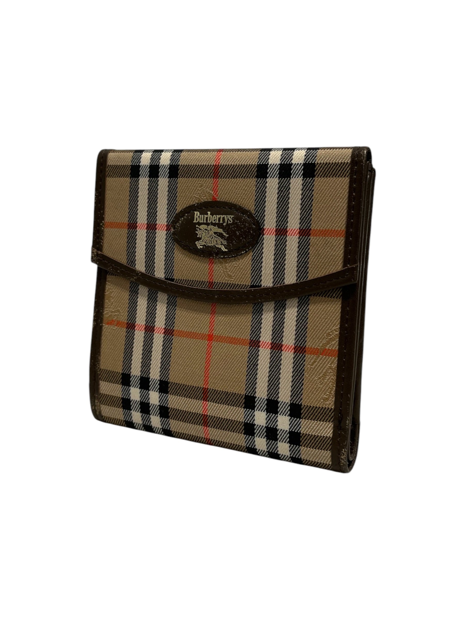 BURBERRYS/Bifold Wallet/Stripe/Leather/CML/L's/Nova Check Wallet view 1