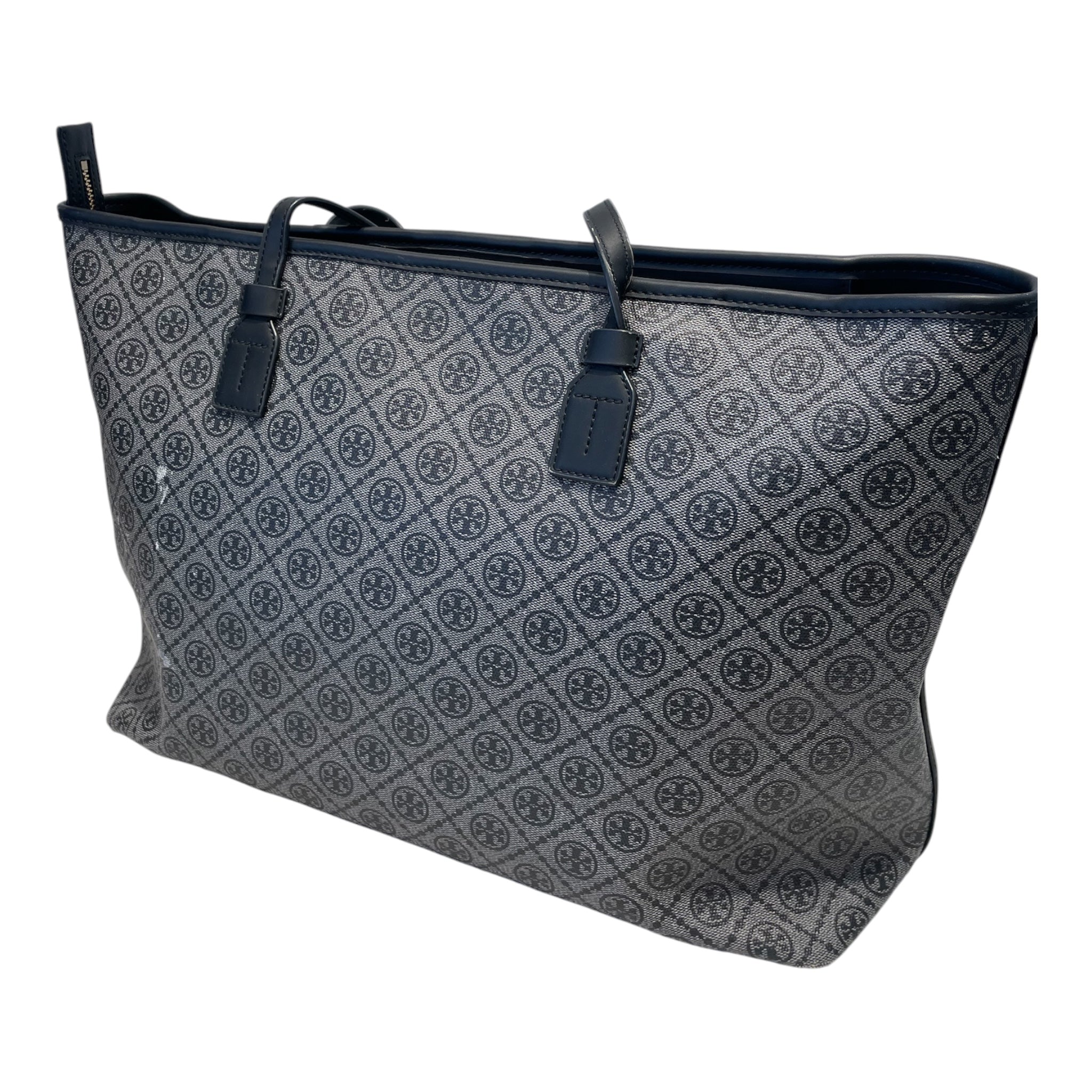 TORY BURCH/Tote Bag/Leather/GRY/T Mono Coated view 2