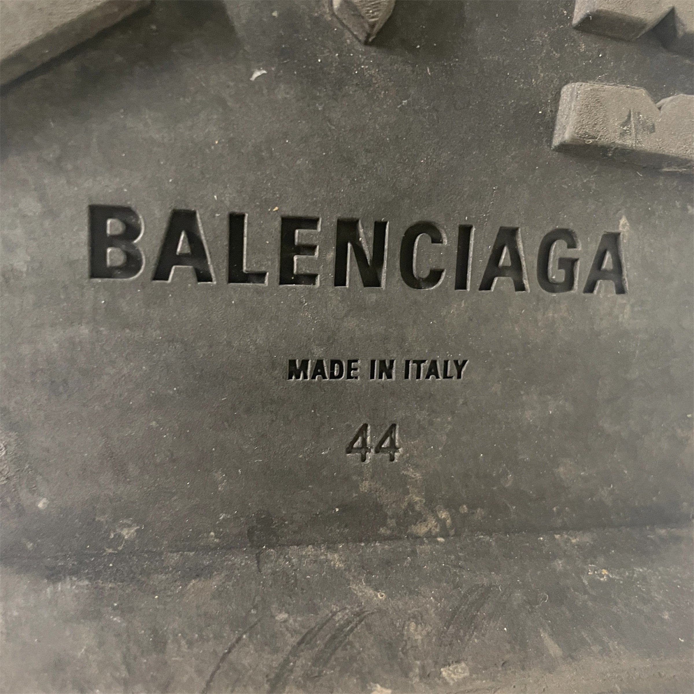 BALENCIAGA/Boots/US 11/Leather/BLK/yllw stitching view 6