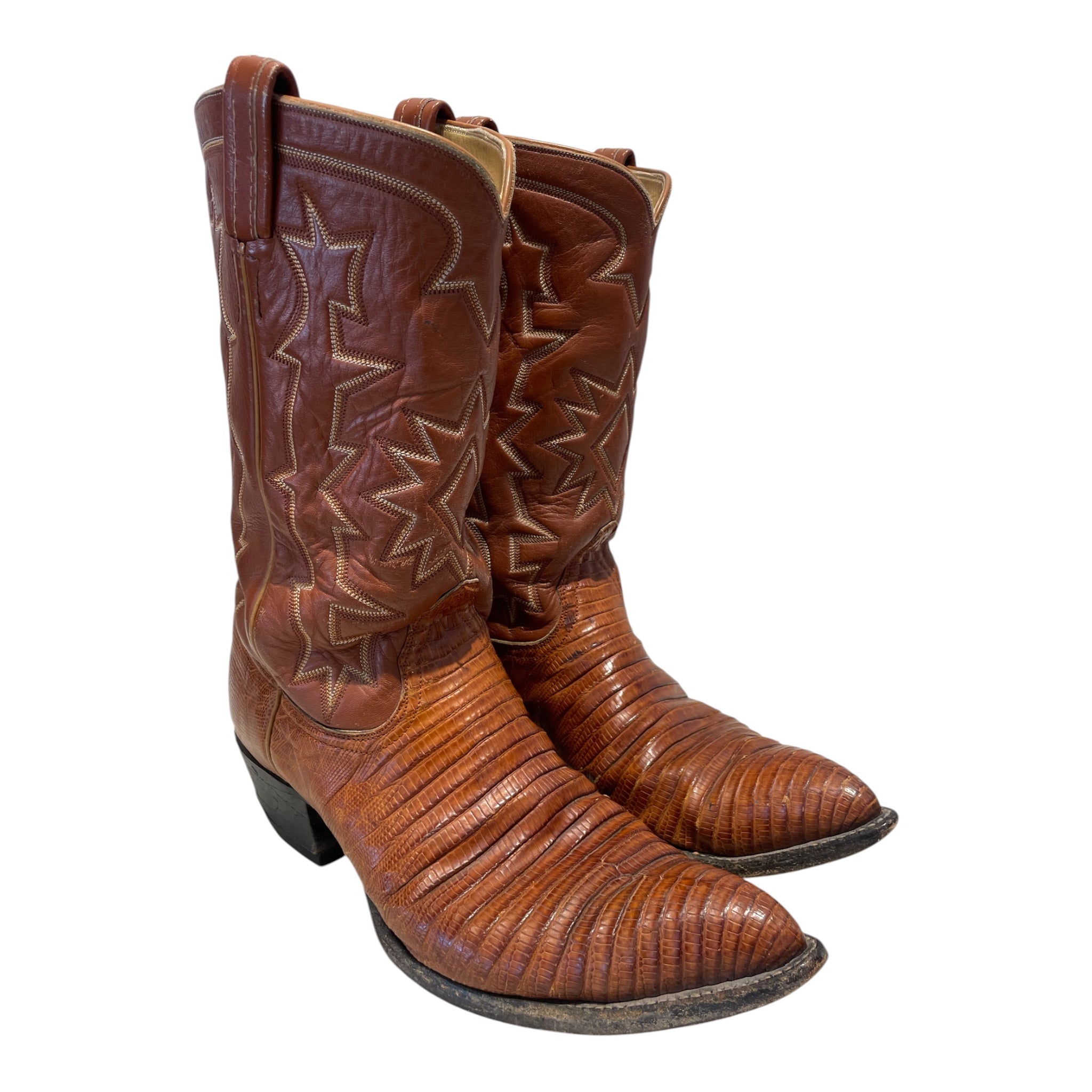 TONY LAMA/Cowboy Boots/EU 41/BRW/Reptillian Texture view 1