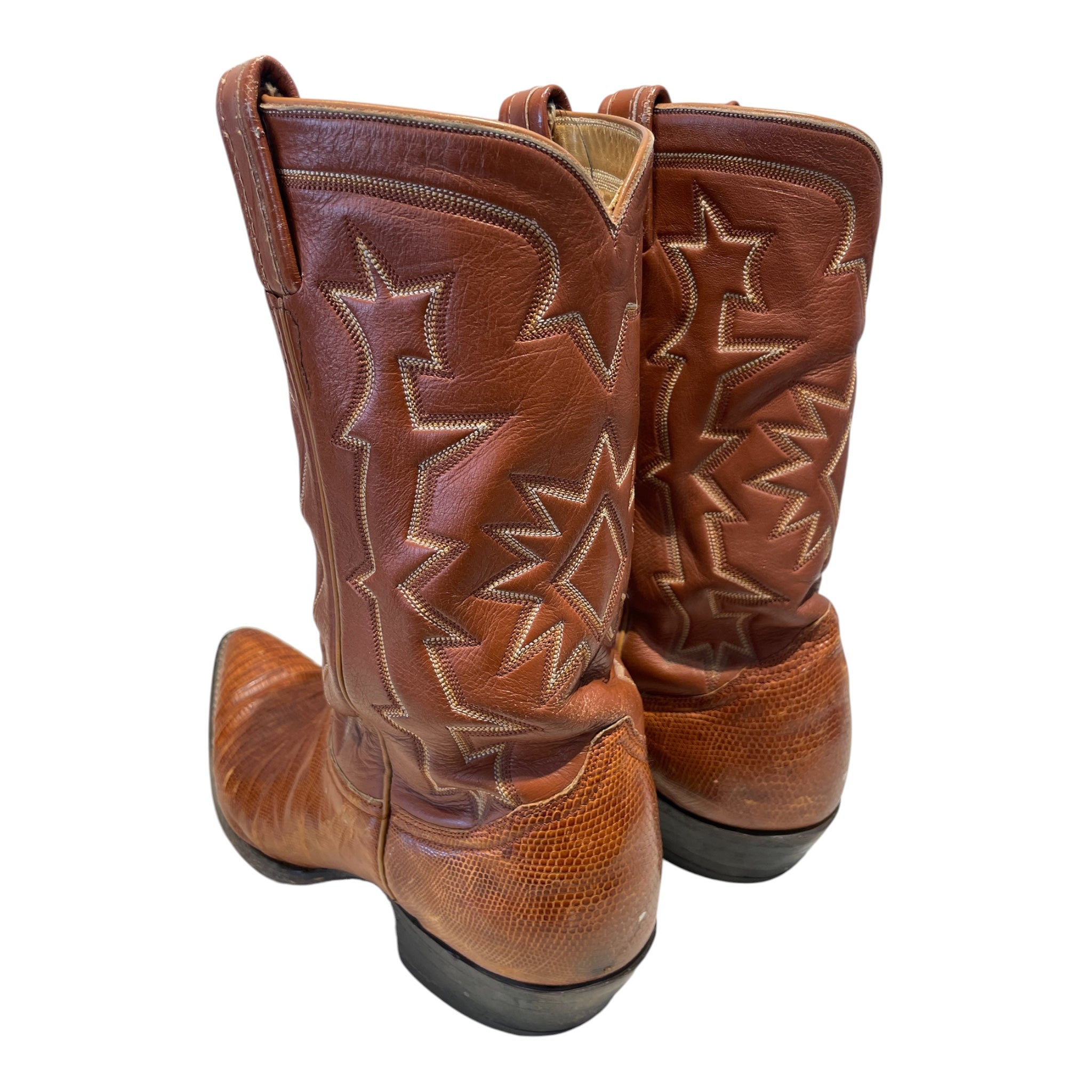 TONY LAMA/Cowboy Boots/EU 41/BRW/Reptillian Texture view 2