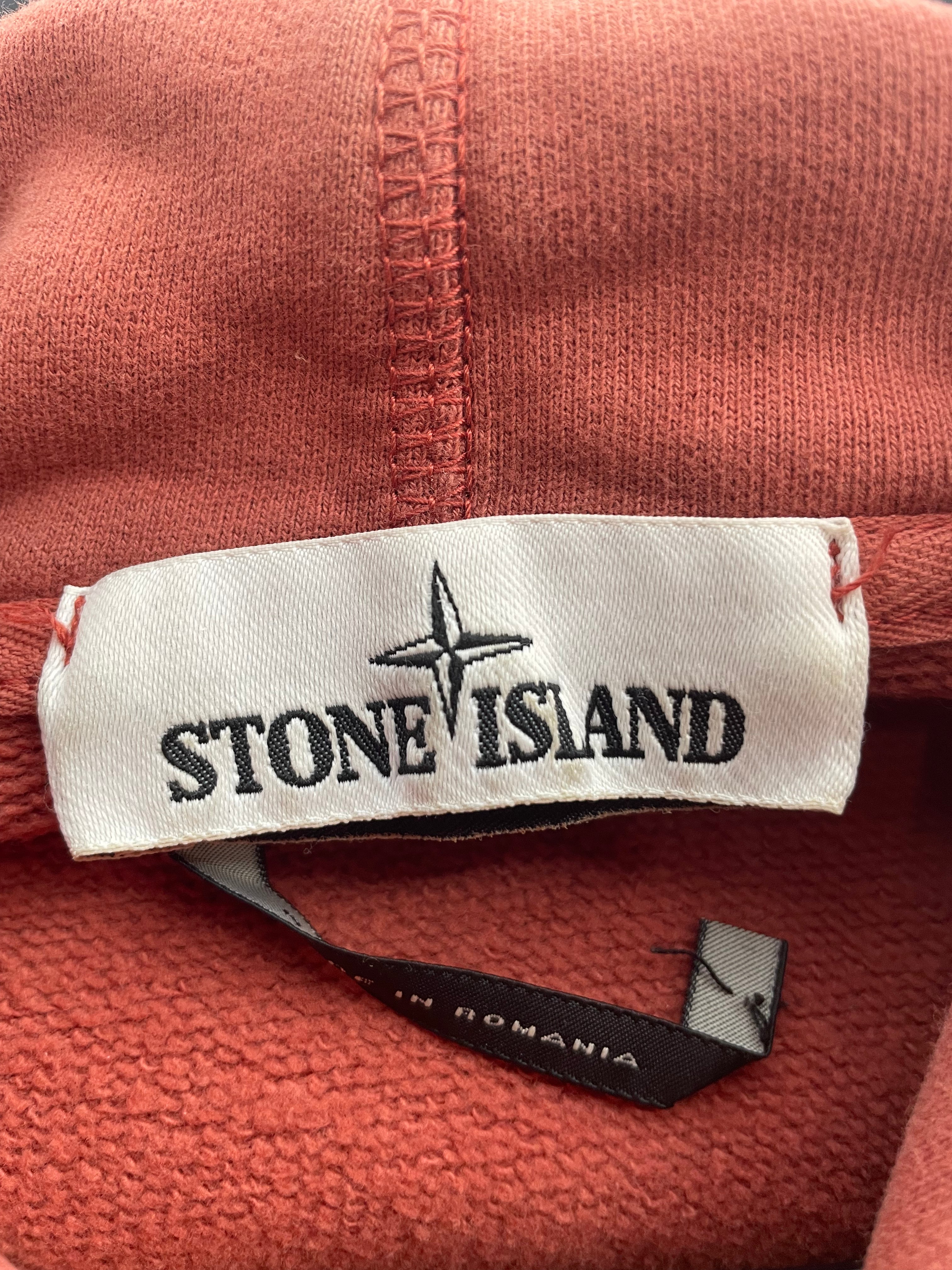 STONE ISLAND/Hoodie/L/Cotton/ORN/Arm Patch/Ribbed Armpit view 3