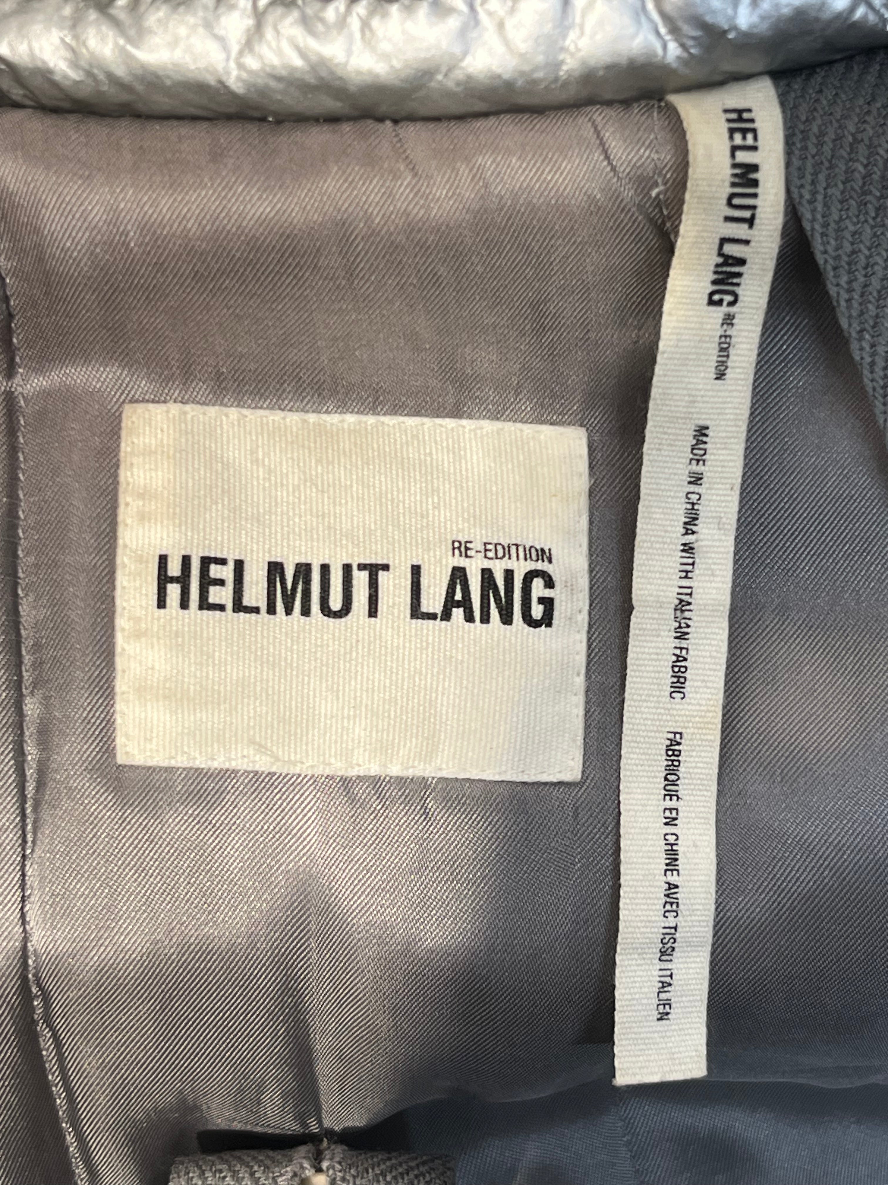 Helmut Lang/Quilted Jkt/S/SLV/Re-Edition Astro metallic view 4
