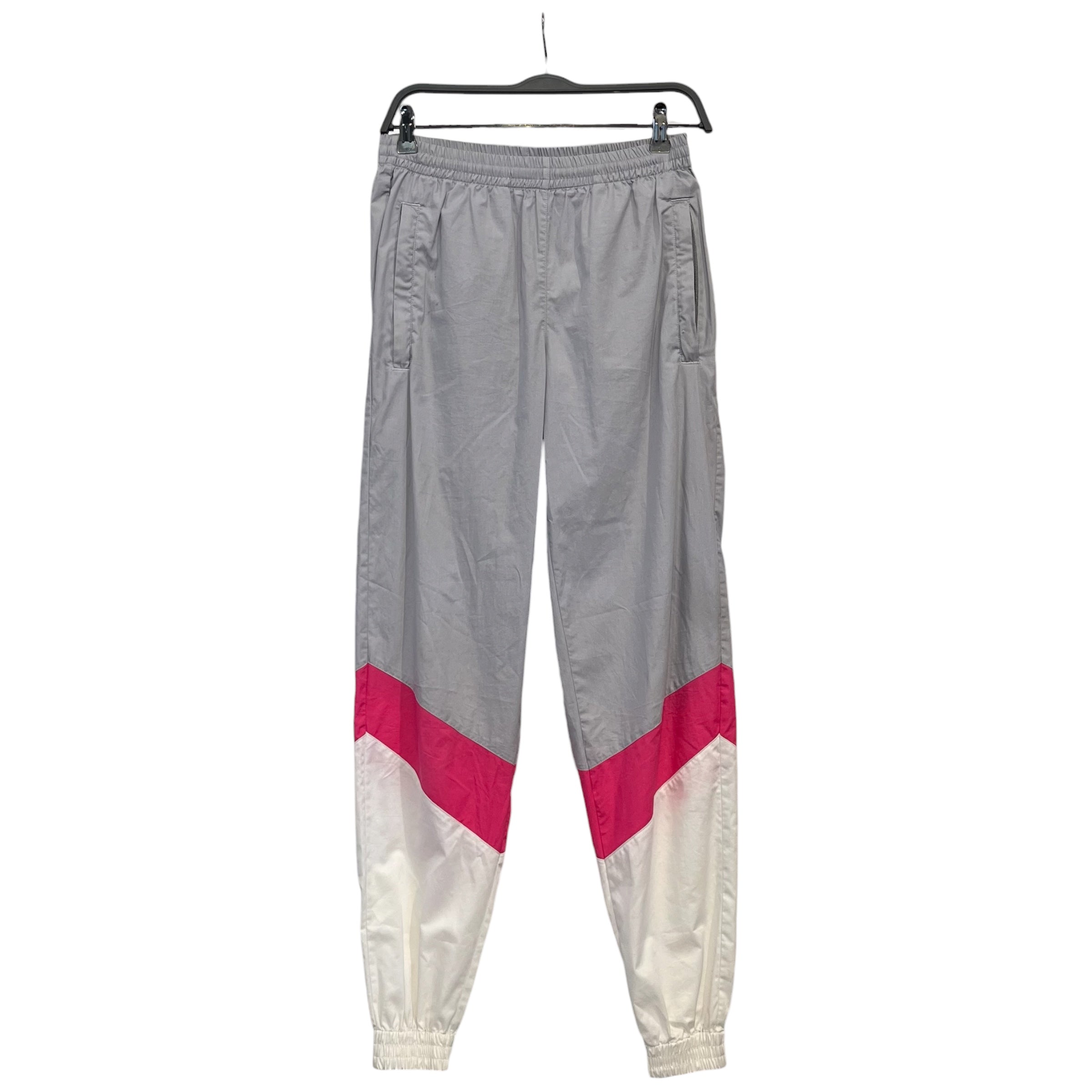VETEMENTS/Skinny Pants/S/Stripe/Nylon/MLT/purple pink white view 1