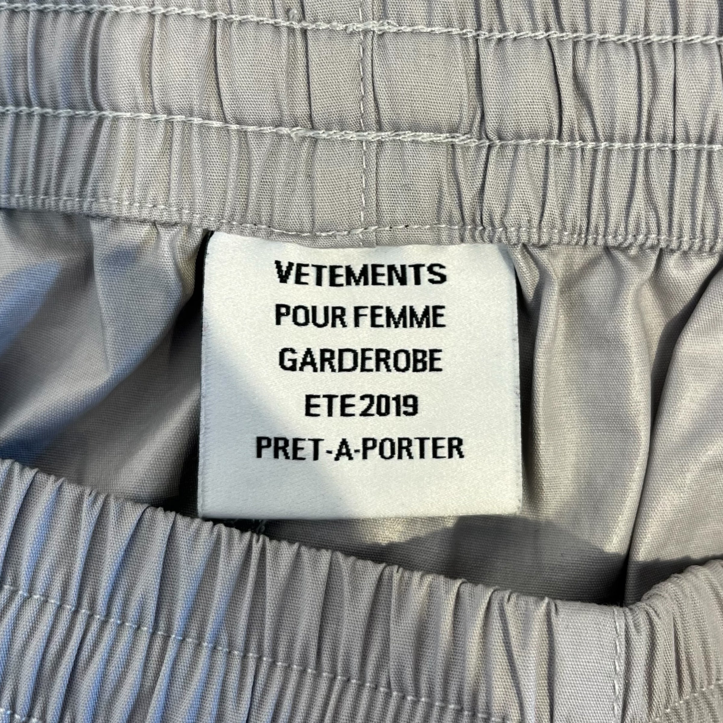 VETEMENTS/Skinny Pants/S/Stripe/Nylon/MLT/purple pink white view 3