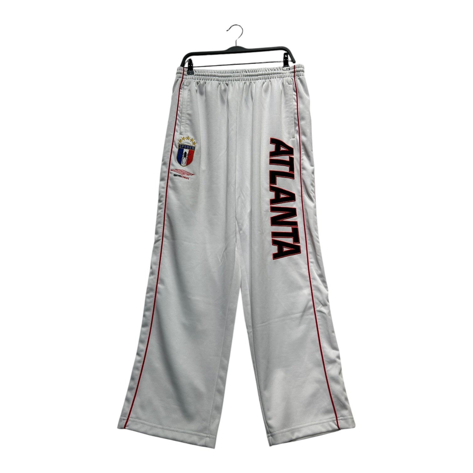 Sp5der/Pants/L/Polyester/WHT/ATLANTA TRACK PANTS view 1