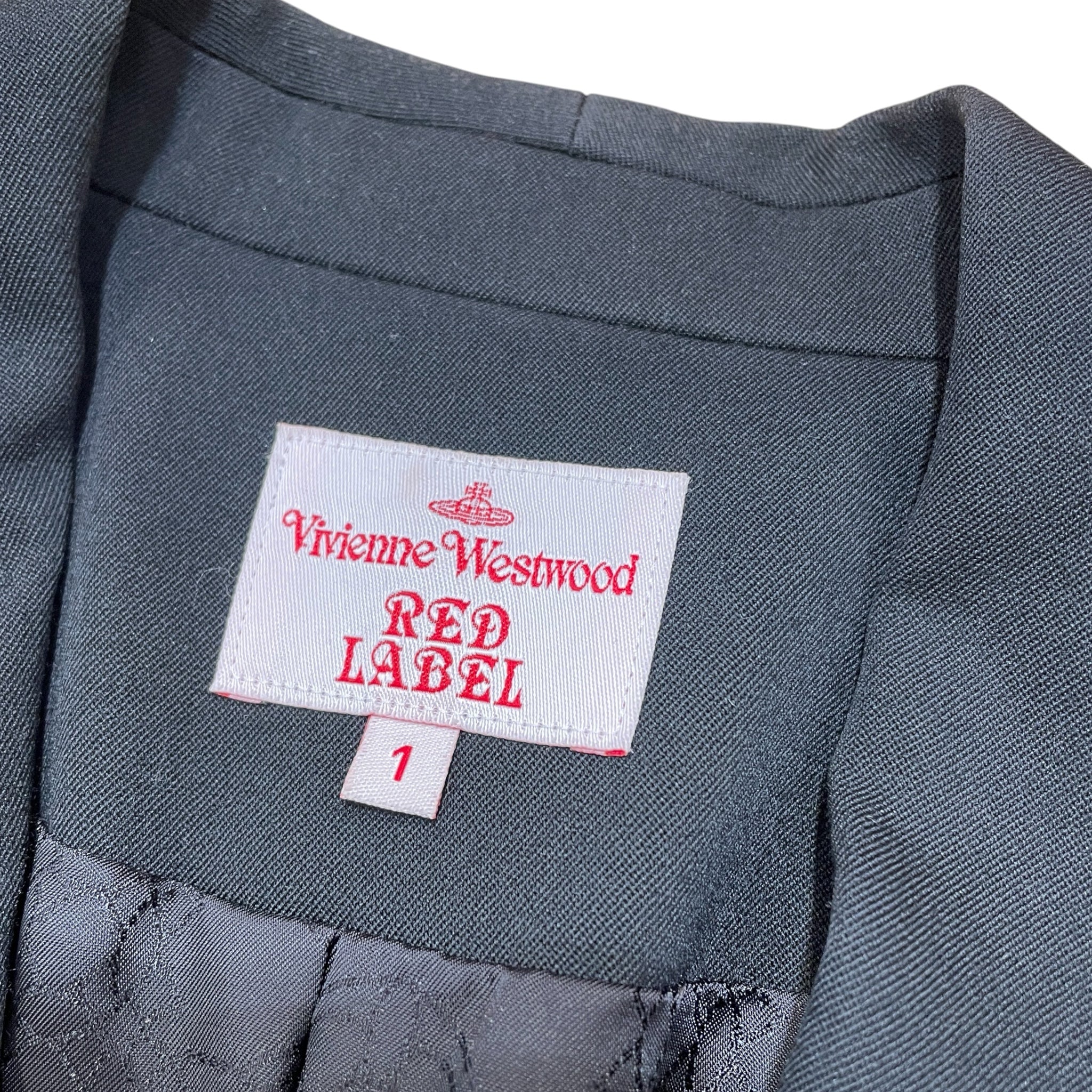 Vivienne Westwood/Tailored Jkt/XXS/BLK/Single Button Blazer view 3