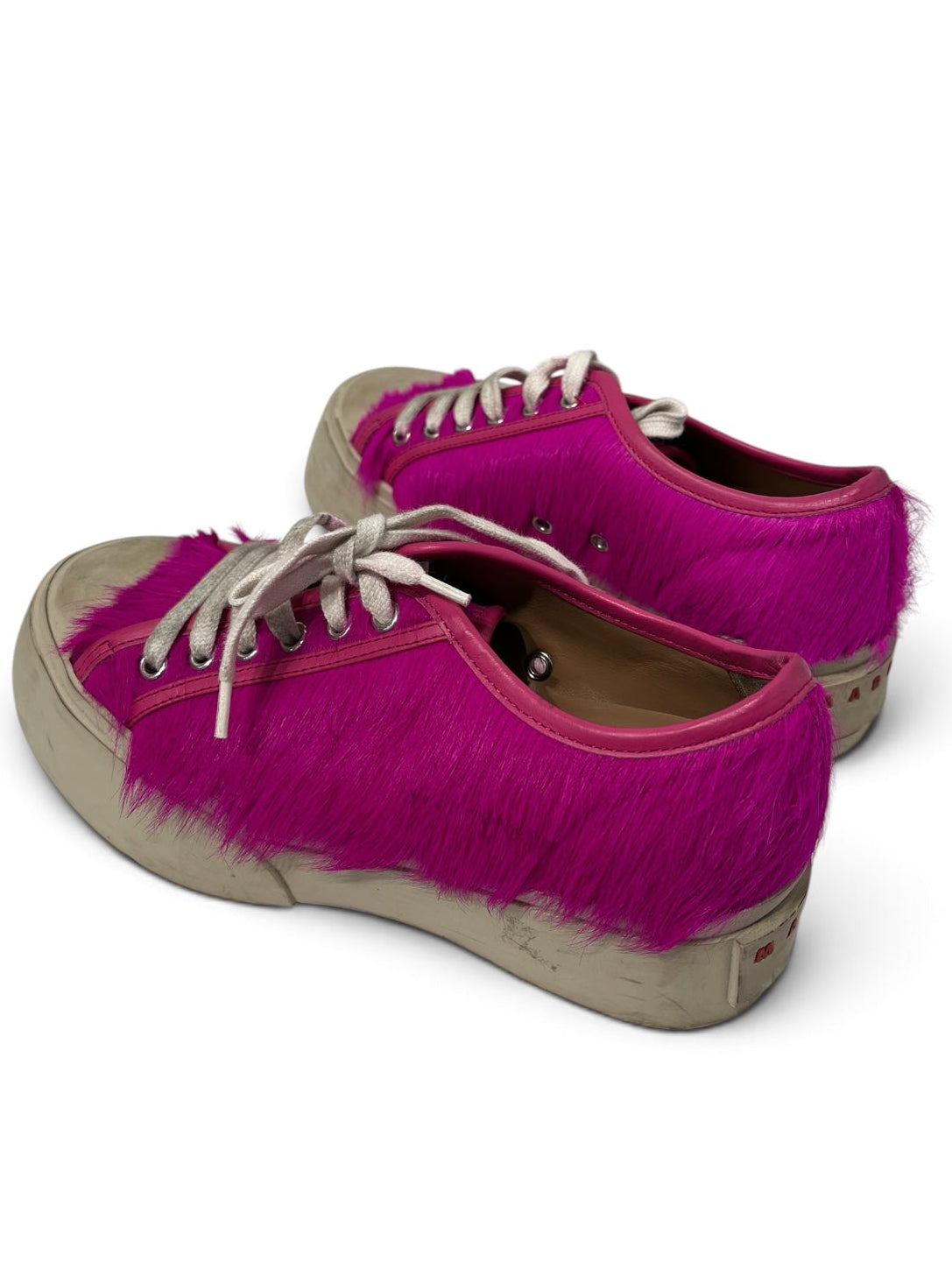 MARNI/Low-Sneakers/EU 37/Fur/PNK/LARGE SOLE PINK LEATHER TRIM view 2