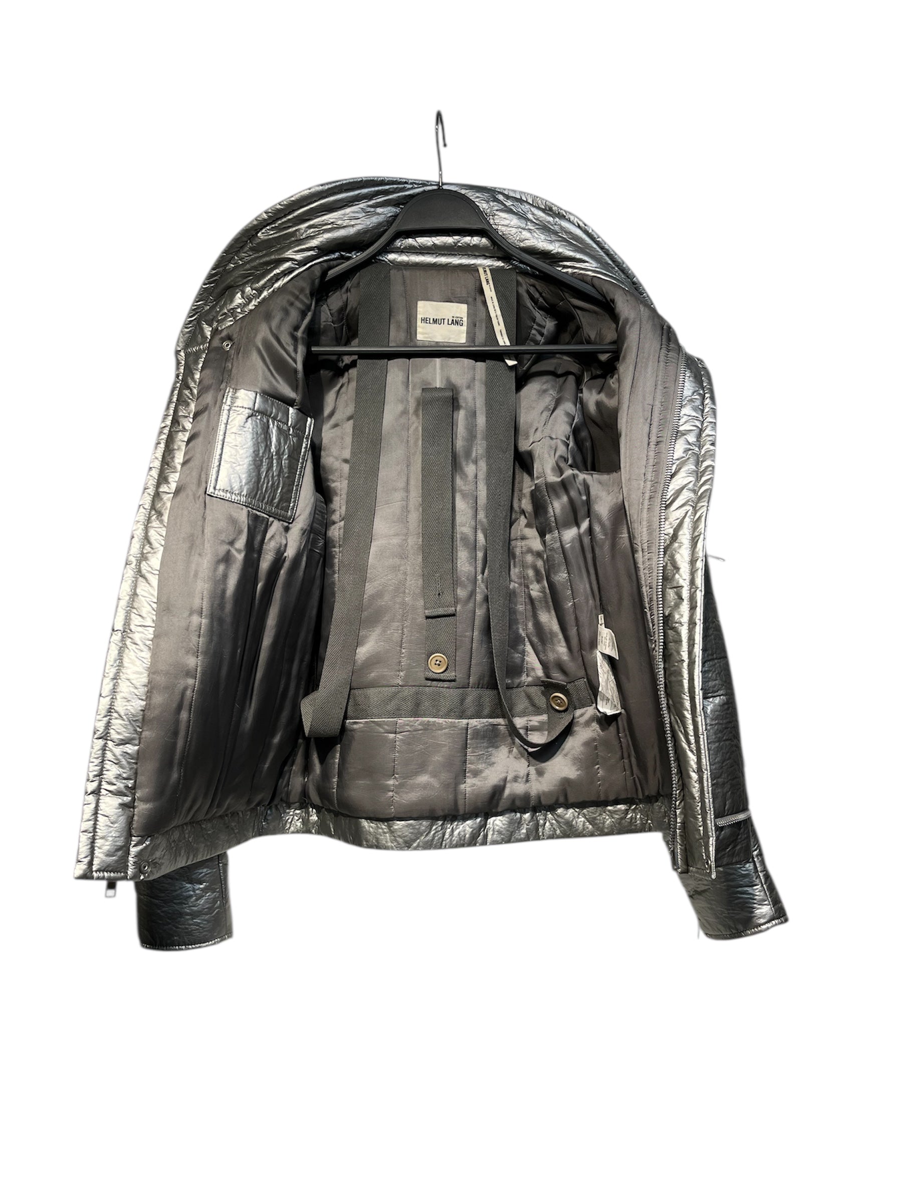 Helmut Lang/Quilted Jkt/S/SLV/Re-Edition Astro metallic view 2
