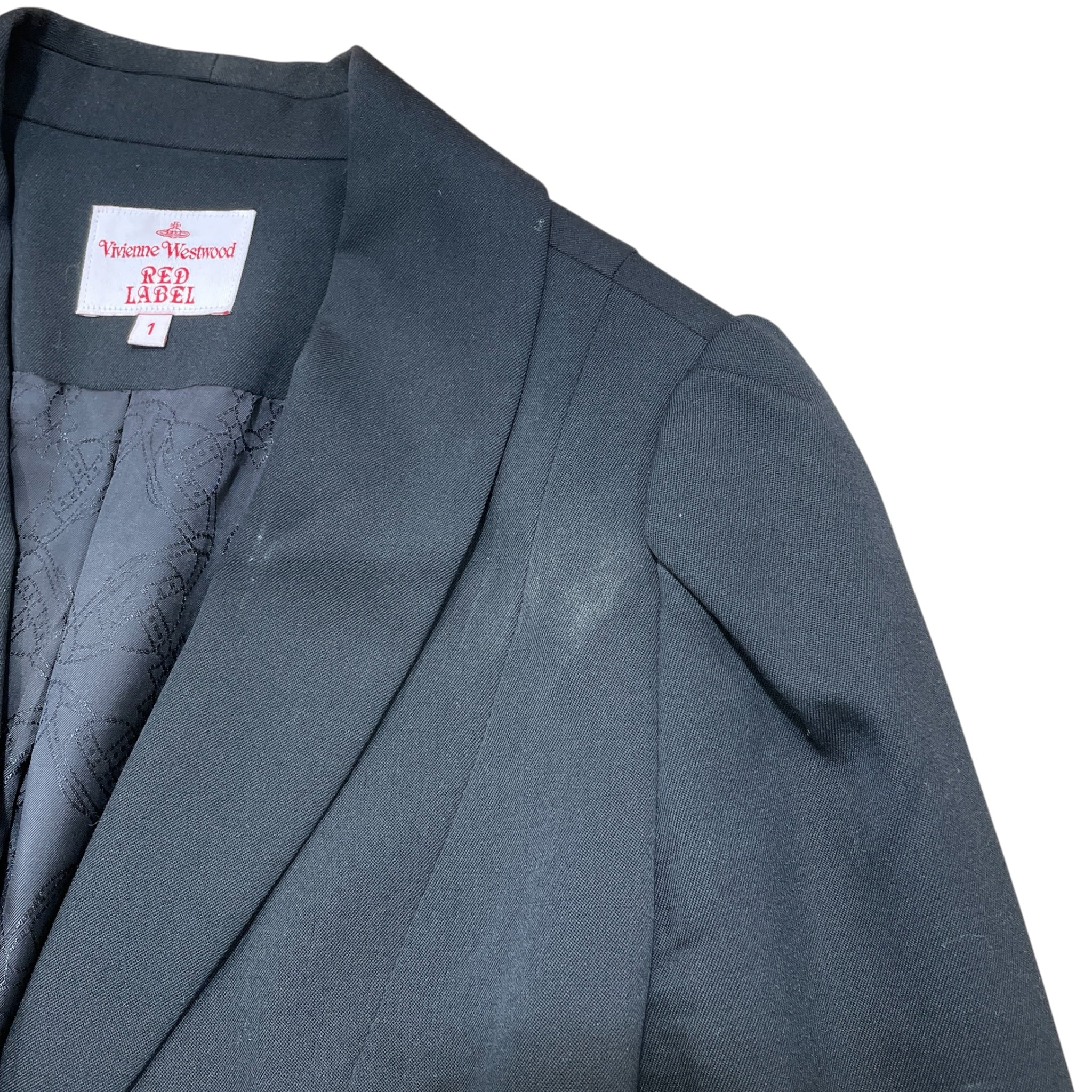 Vivienne Westwood/Tailored Jkt/XXS/BLK/Single Button Blazer view 4