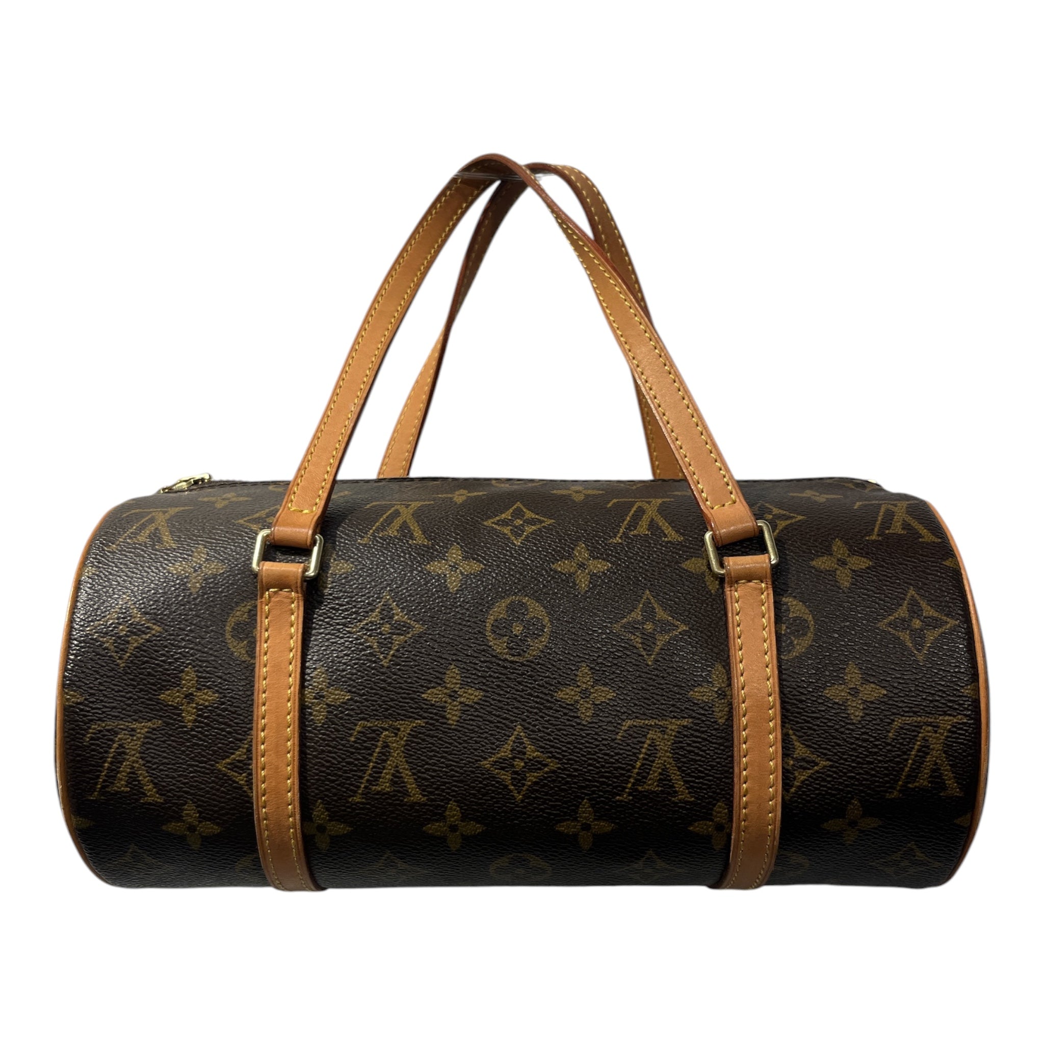 LOUIS VUITTON/Hand Bag/Monogram/Leather/BRW/PAPILLON BAG view 1