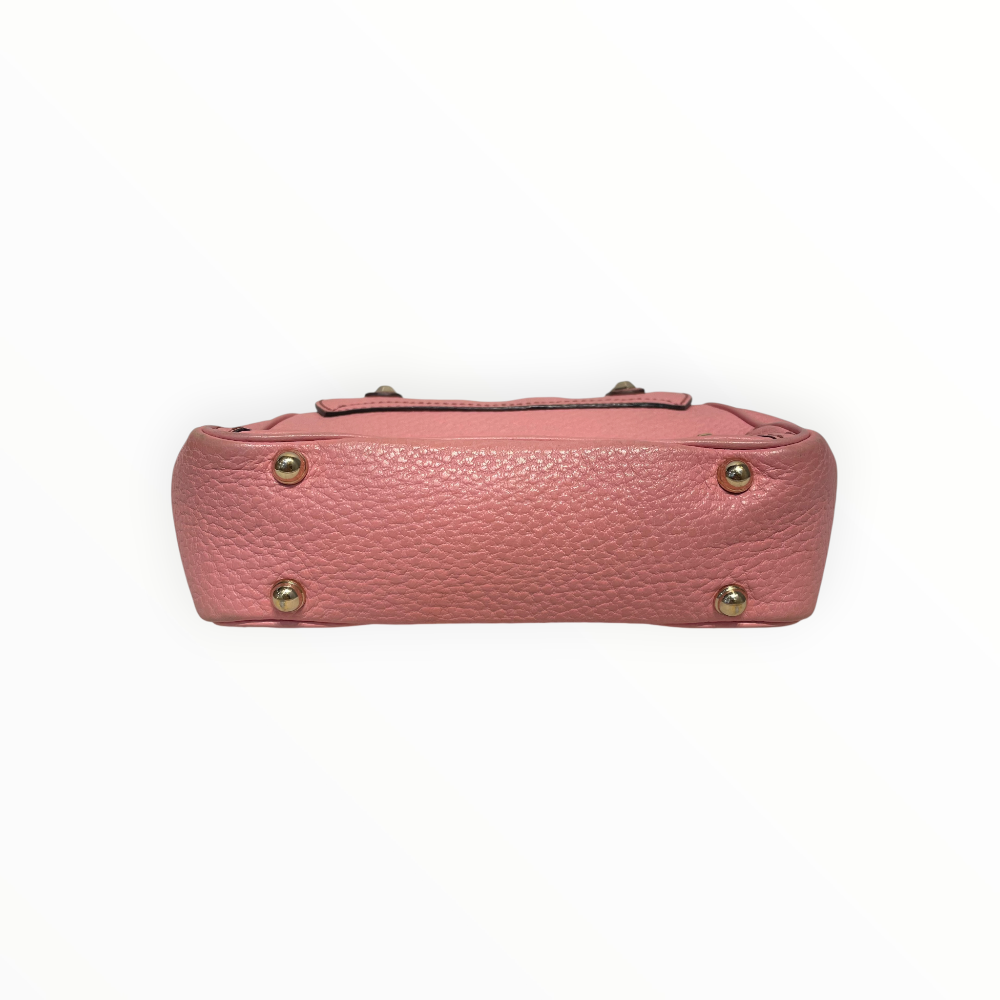 GUCCI/Hand Bag/Leather/PNK/bamboo top handle view 3