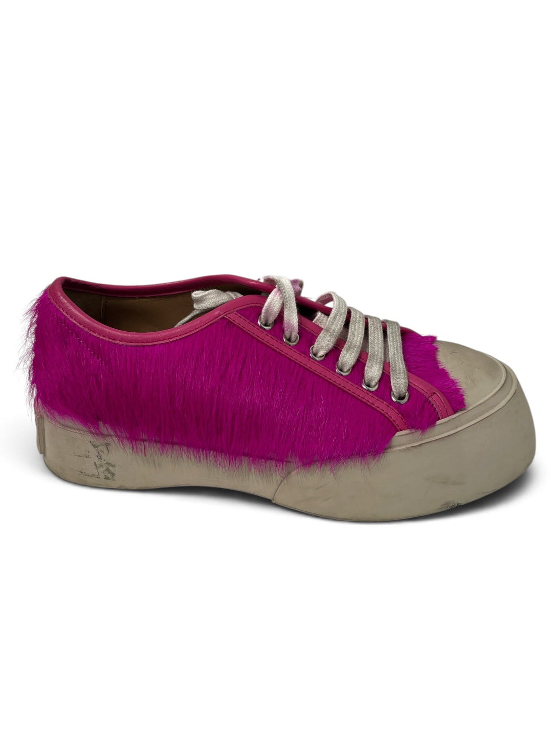 MARNI/Low-Sneakers/EU 37/Fur/PNK/LARGE SOLE PINK LEATHER TRIM view 3