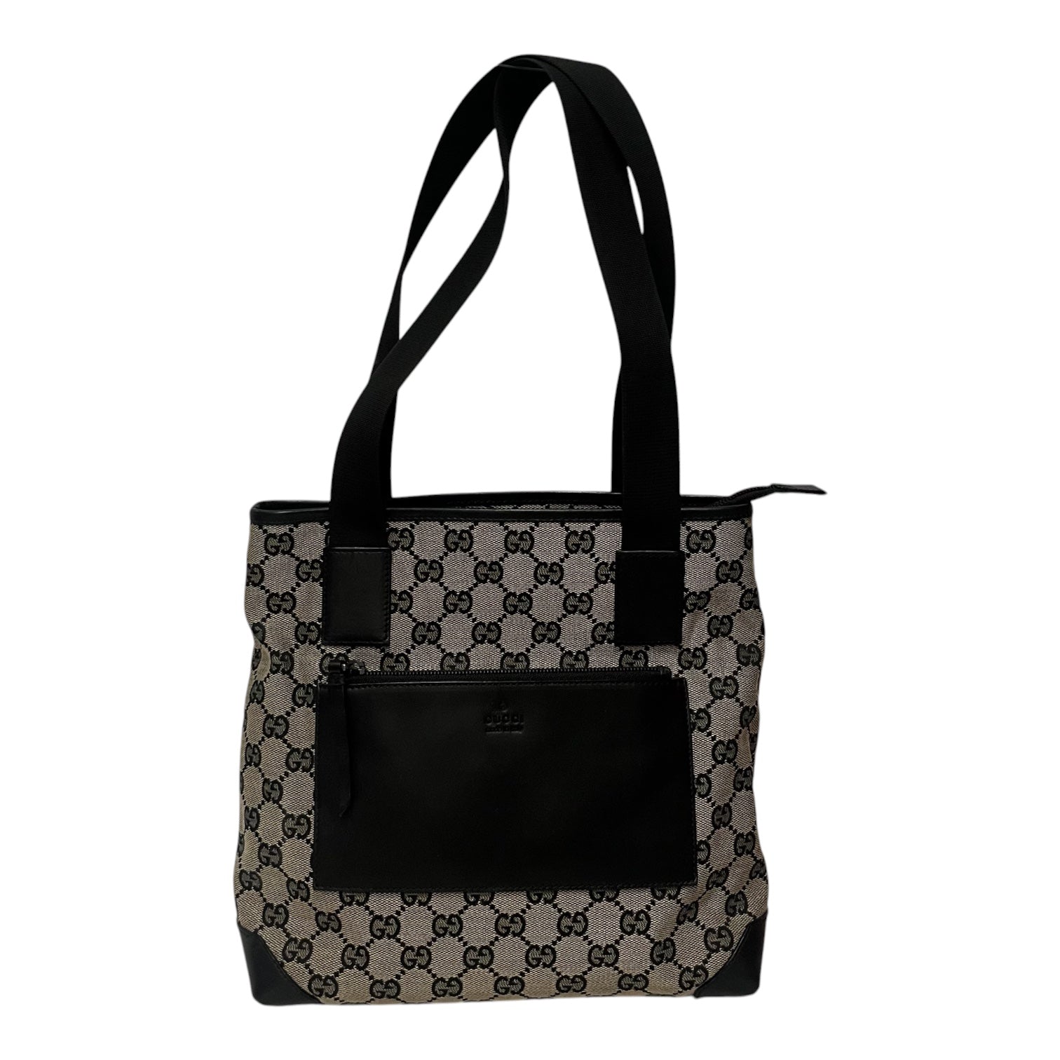 GUCCI/Hand Bag/Monogram/Cotton/BEG/top handle bag view 1