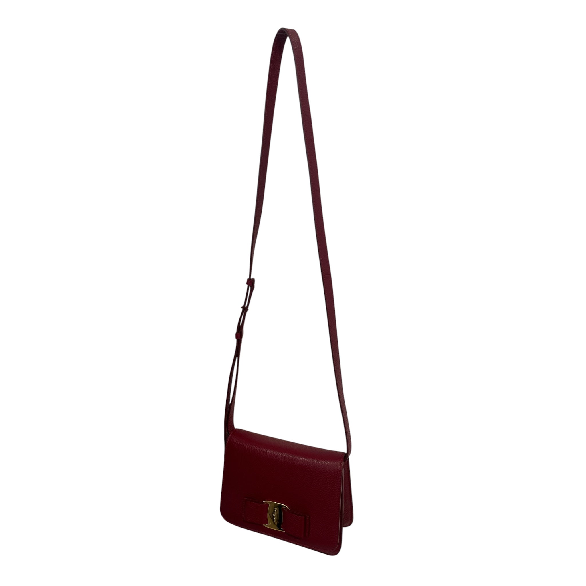 Salvatore Ferragamo/Cross Body Bag/Leather/BRD/FERRAGAMO VARA BOW view 1