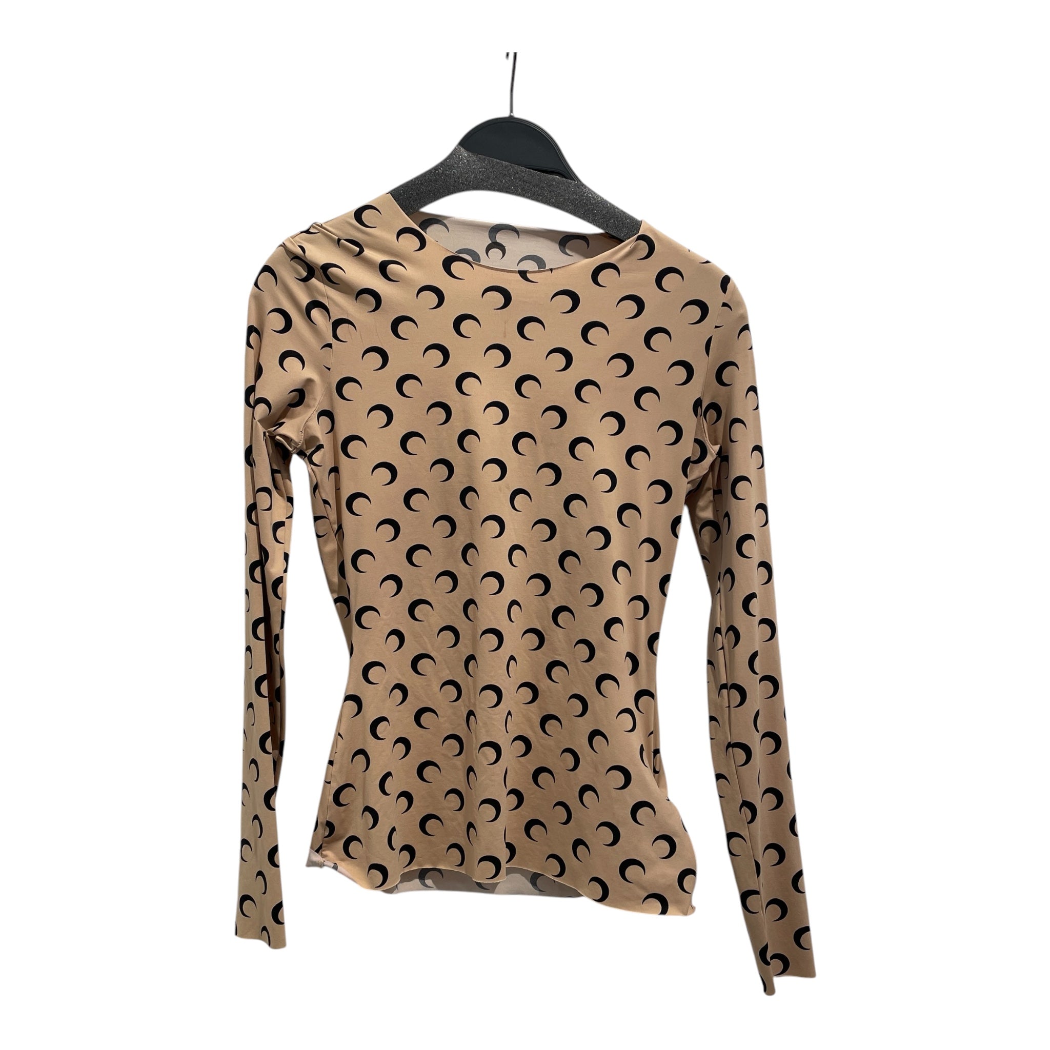 MARINE SERRE/LS T-Shirt/M/All Over Print/Polyester/CML/Moon-Print view 1