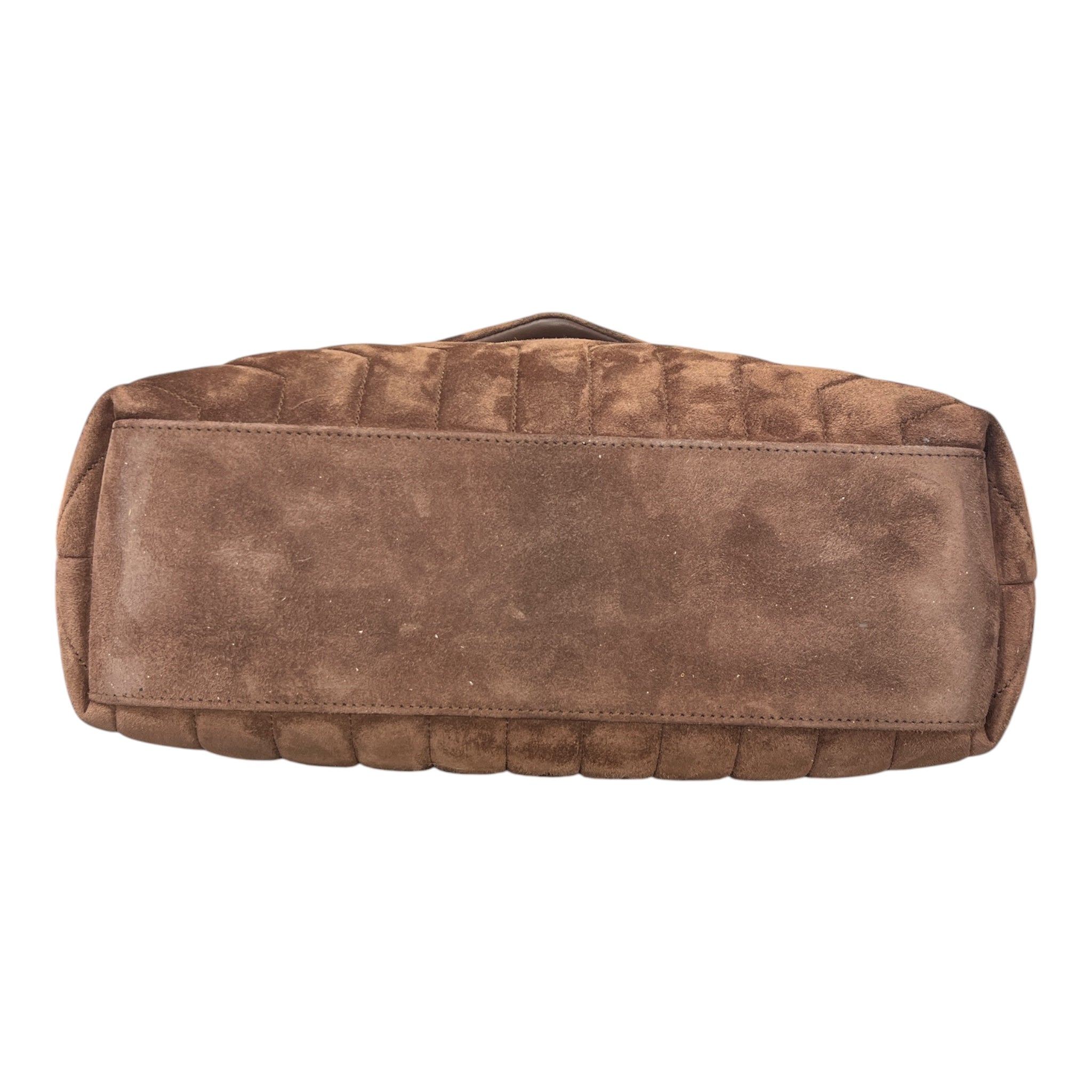 YVES SAINT LAURENT/Hand Bag/Suede/BRW/LOULOU view 3