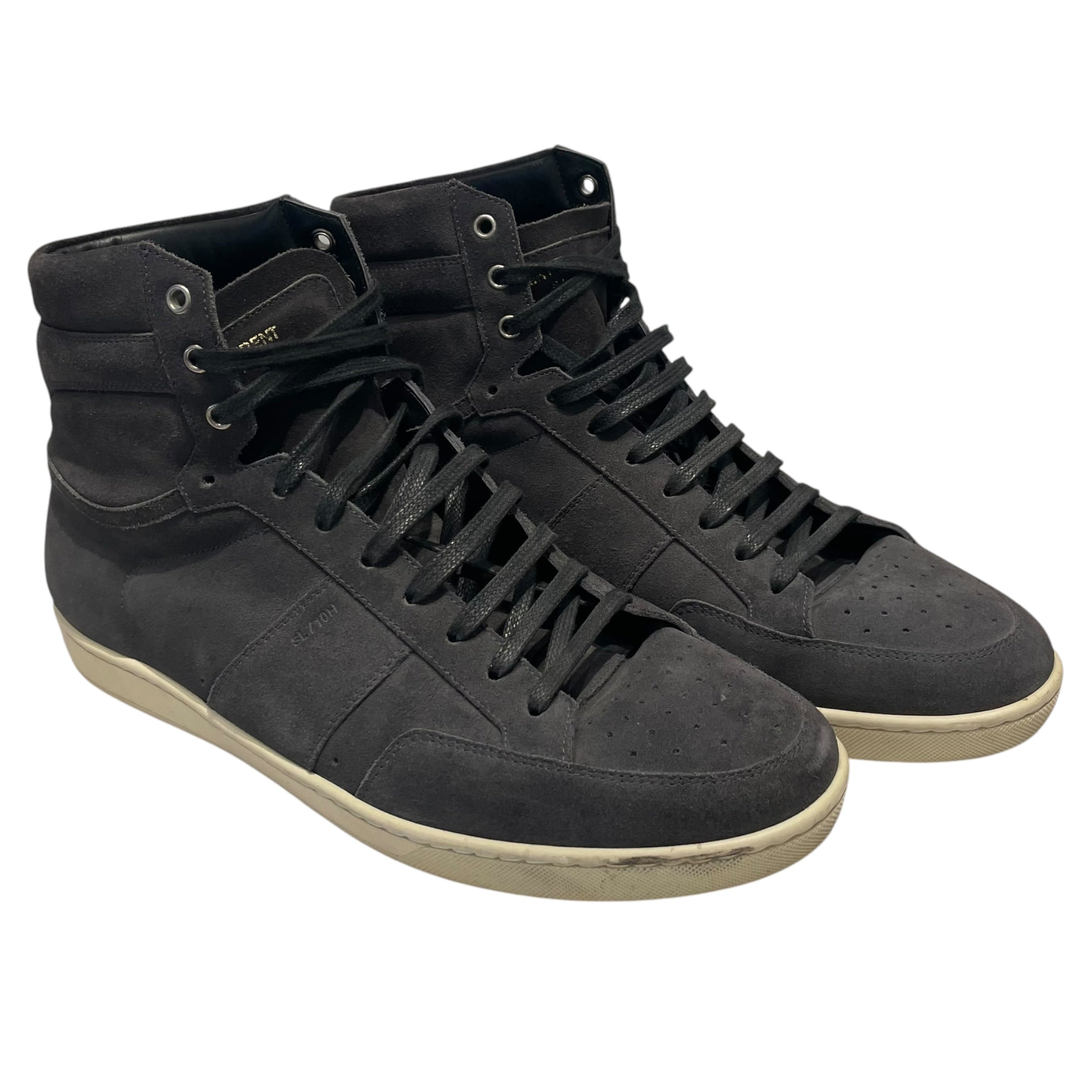 SAINT LAURENT/Hi-Sneakers/EU 46/Suede/GRY/SL10H High Top Sneaker